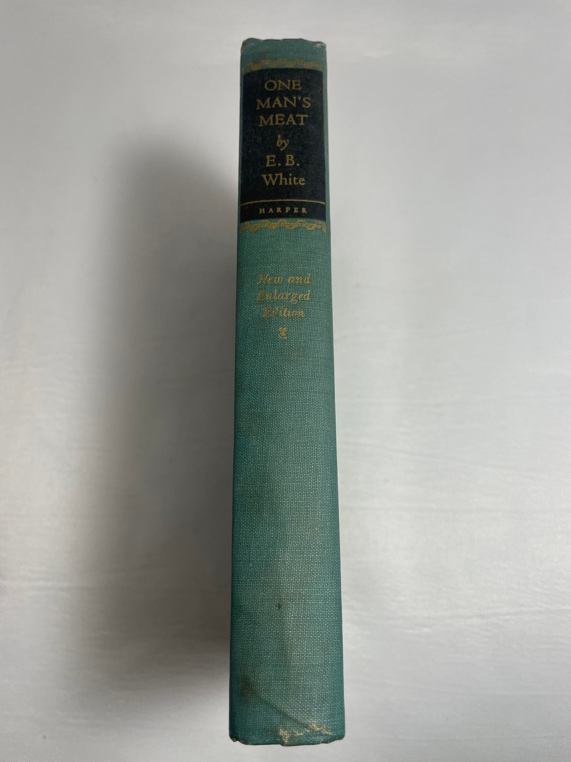 One Man's Meat by E.B. White, New and Enlarged Edition, Classic Novel, Collectible Book, Anthology of Columns, Personal Record, Vintage Book