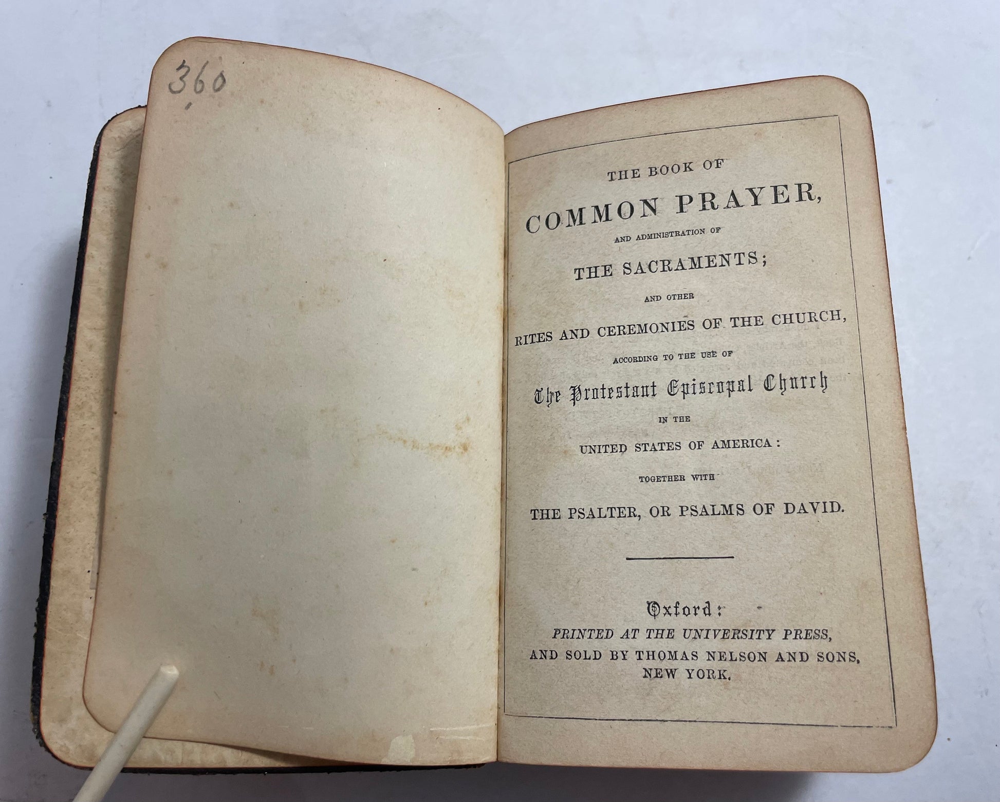 The Book of Common Prayer, and Administration of The Sacraments, Antique from 1881, Rare Antique Book, Collectible Christian Devotional