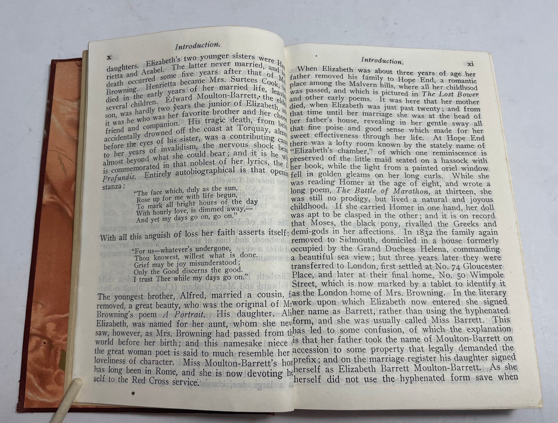 Complete Poetical Works of Elizabeth Barrett Browning Volume I, Antique 1800's Edition, Rare Collectible Book, 1860 Poetry