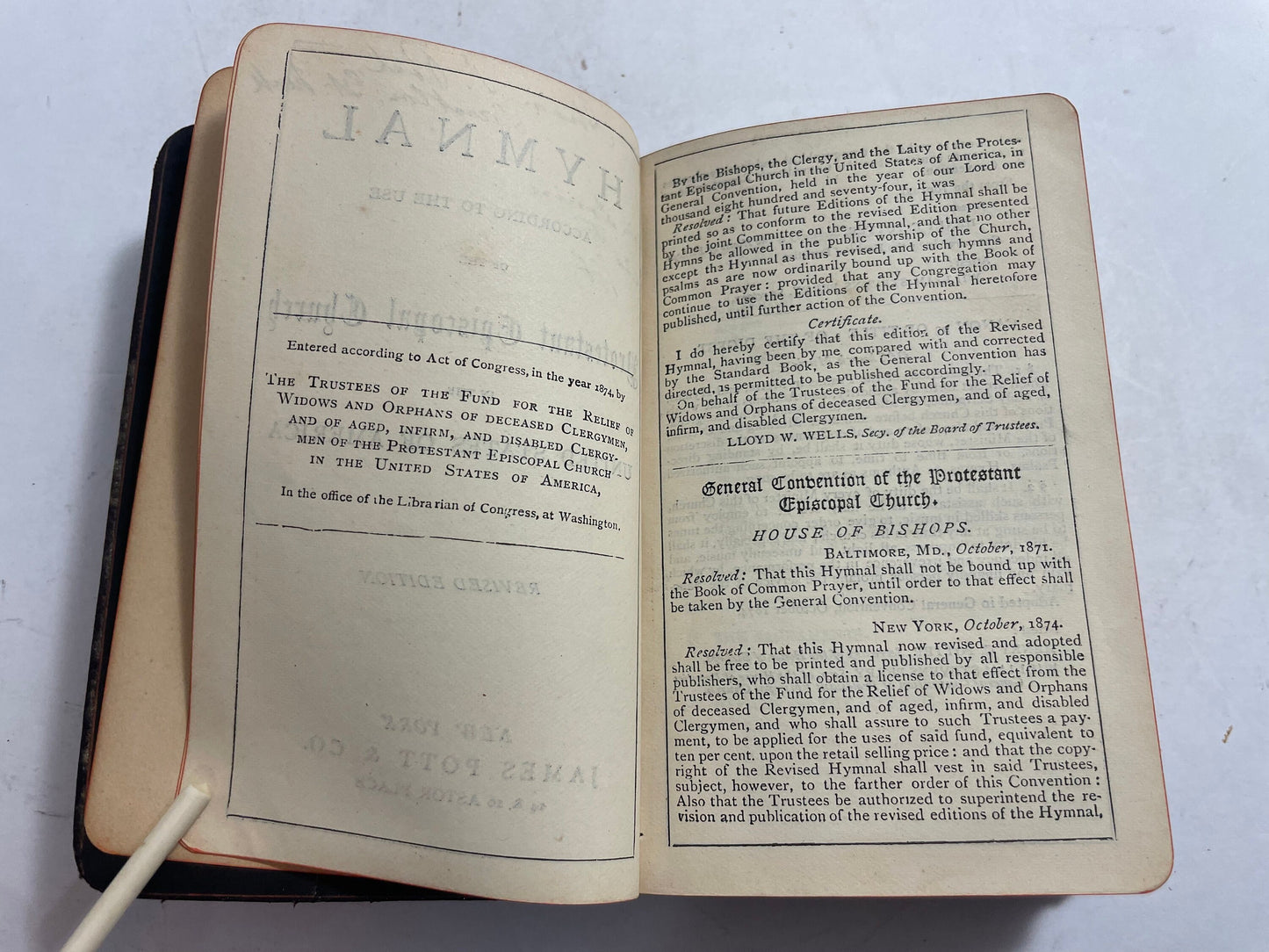 Hymnal According to the use of the Protestant Episcopal Church in the United States of America, Revised Edition, 1888 Edition, Religious