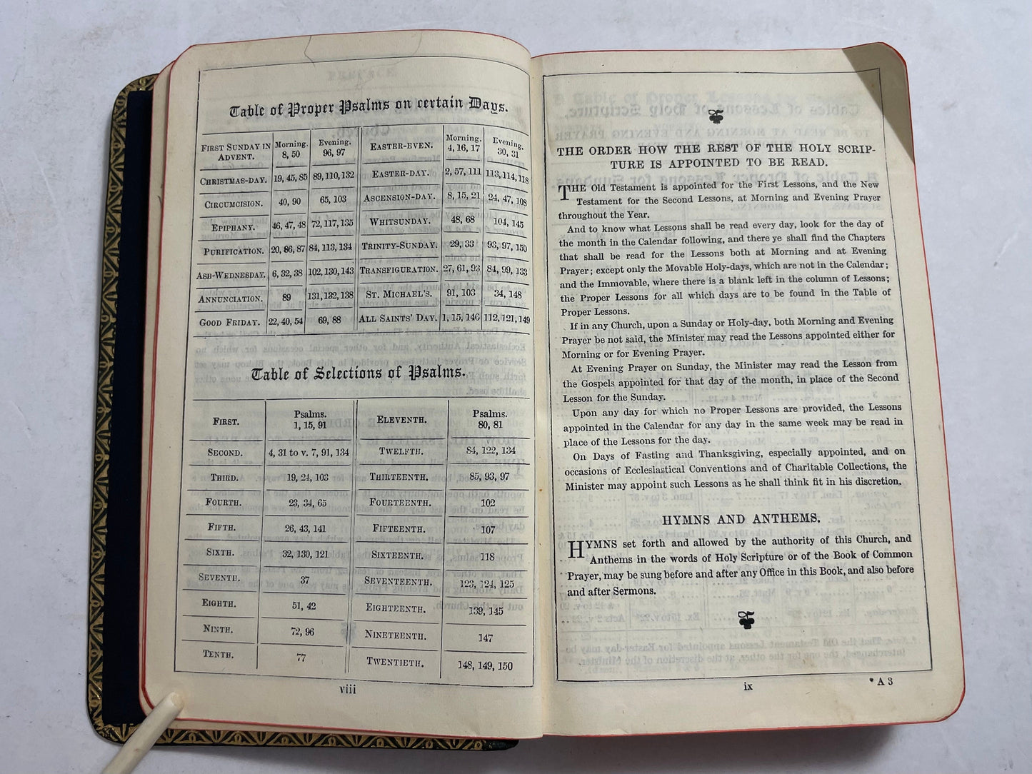 The Book of Common Prayer and Administration of the Sacraments and other Rites and Ceremonies of the Church, Published in 1800's