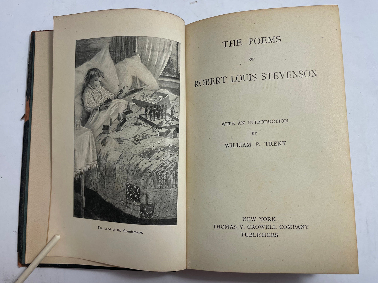 The Poems of Robert Louis Stevenson, 1900's Collectible, Antique Poetry Book, Rare Edition, English Literature, Scottish Novelist