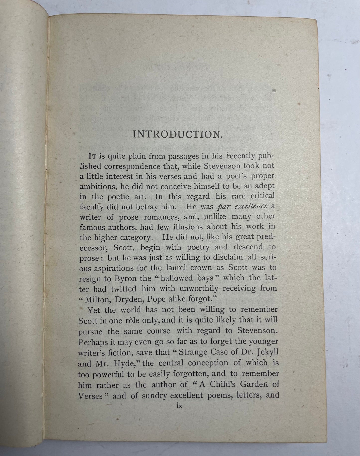 The Poems of Robert Louis Stevenson, 1900's Collectible, Antique Poetry Book, Rare Edition, English Literature, Scottish Novelist