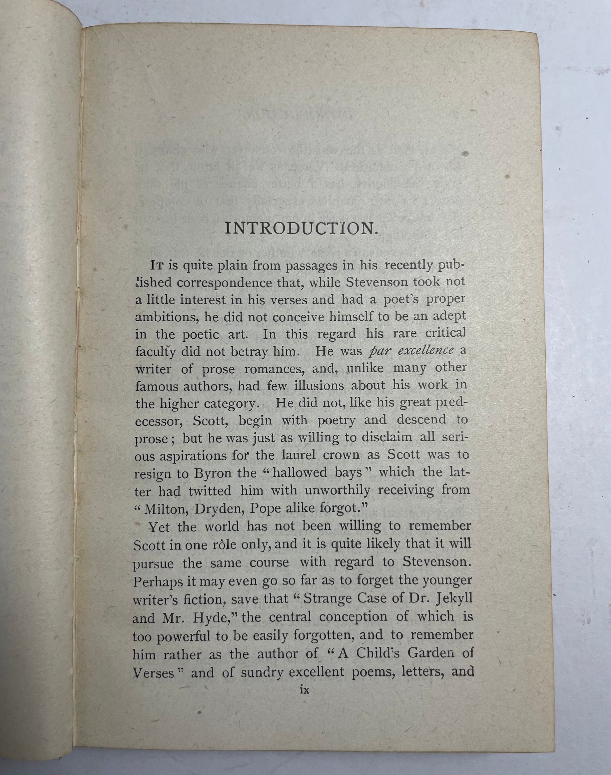 The Poems of Robert Louis Stevenson, 1900's Collectible, Antique Poetry Book, Rare Edition, English Literature, Scottish Novelist