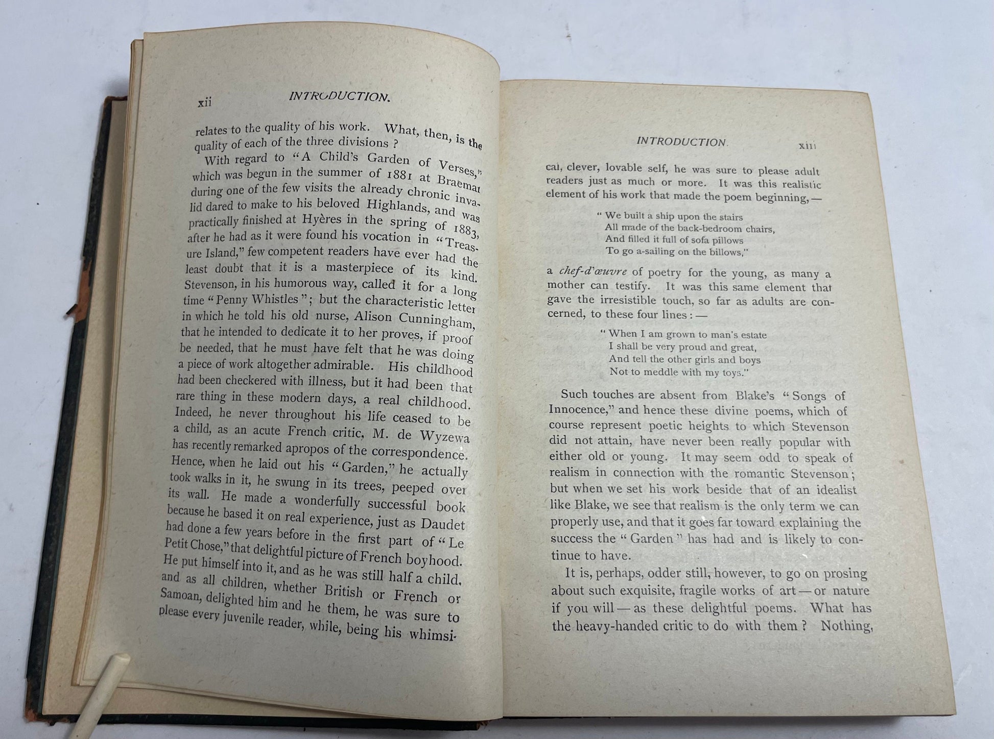 The Poems of Robert Louis Stevenson, 1900's Collectible, Antique Poetry Book, Rare Edition, English Literature, Scottish Novelist