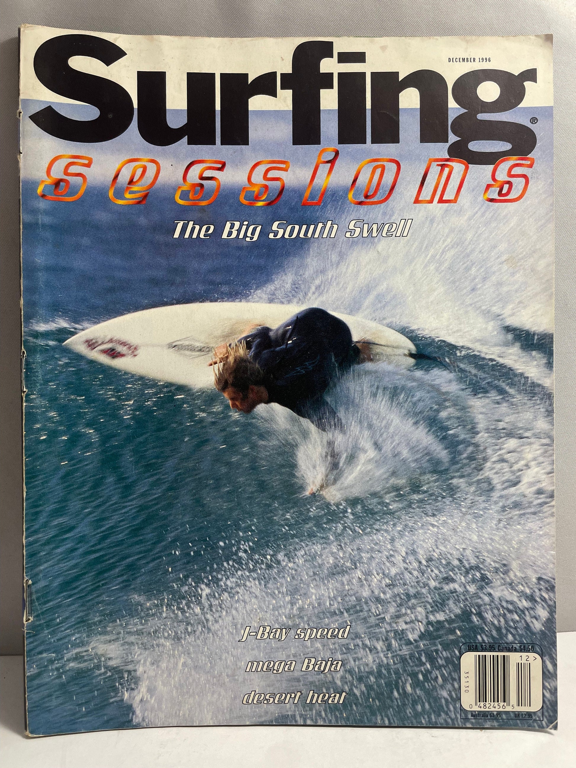 1996 December Surfing Magazine, Vintage Surfing Collectible, 90's Sports Memorabilia