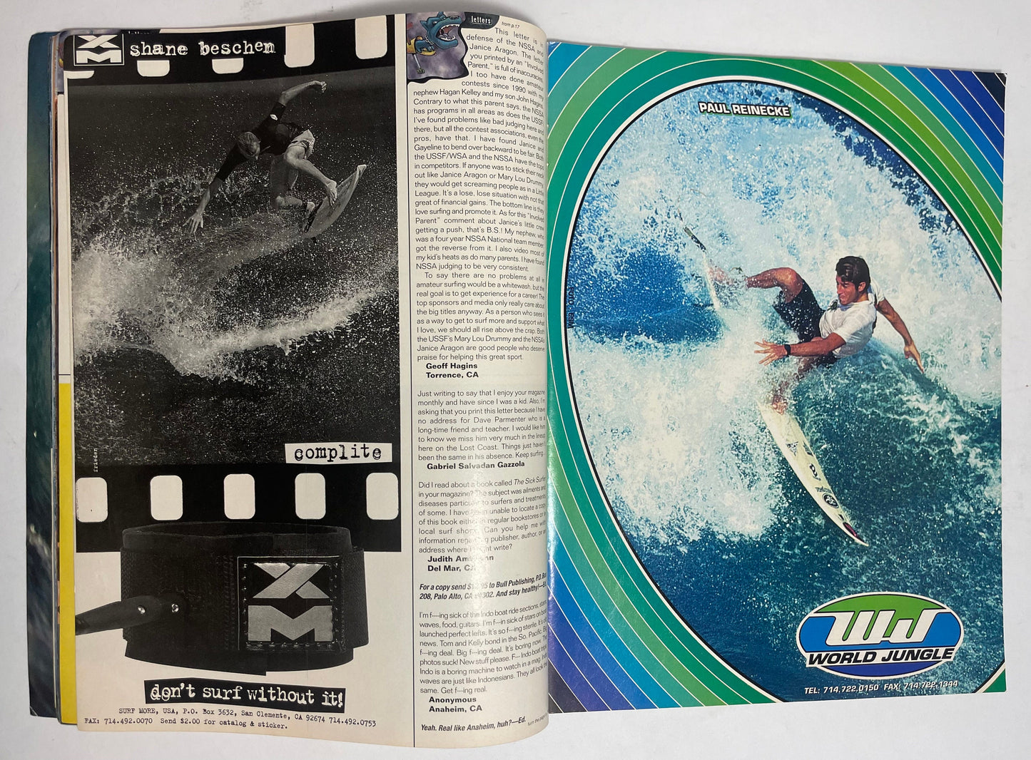 1996 December Surfing Magazine, Vintage Surfing Collectible, 90's Sports Memorabilia