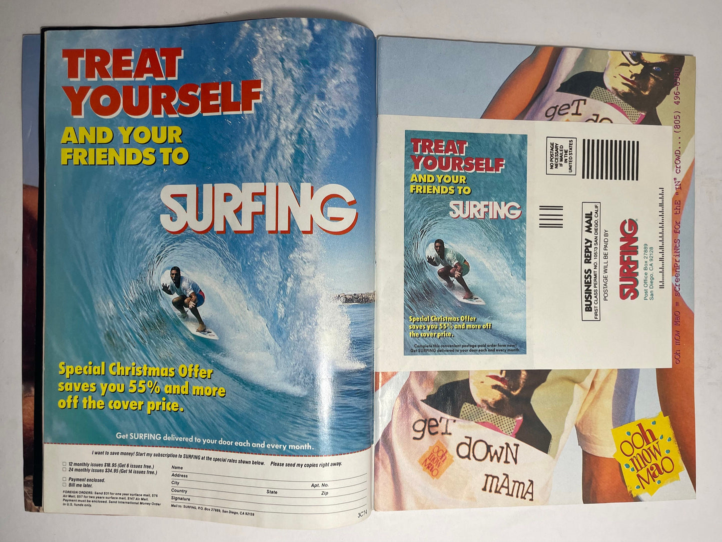 1987 March Surfing Magazine, Vintage Surfing Collectible, 90's Sports Memorabilia