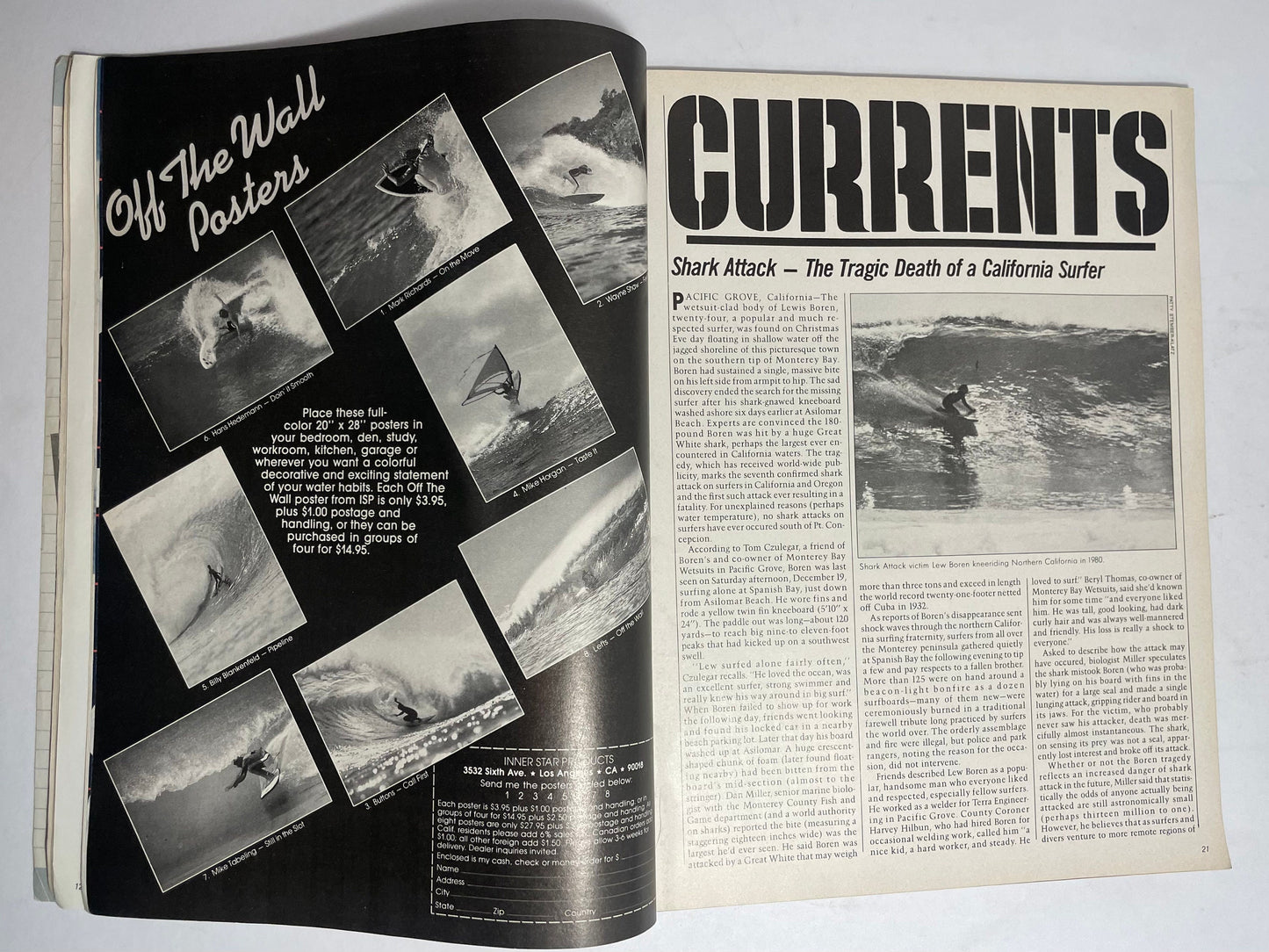 1982 May Surfing Magazine, Collectible Surf Magazine, Retro Advertisements, Surf Photography, Vintage Magazine