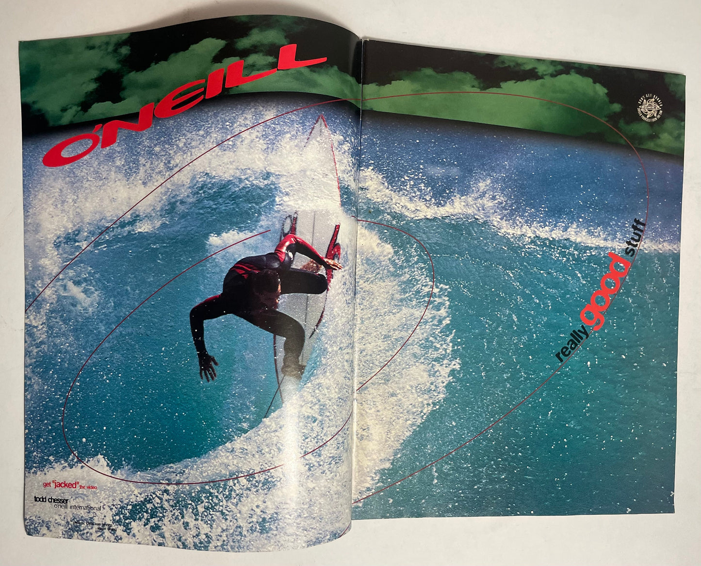 1996 February Surfing Magazine, Vintage Surfing Memorabilia, Surf Photography and Advertisements, 90's Collectible Magazine