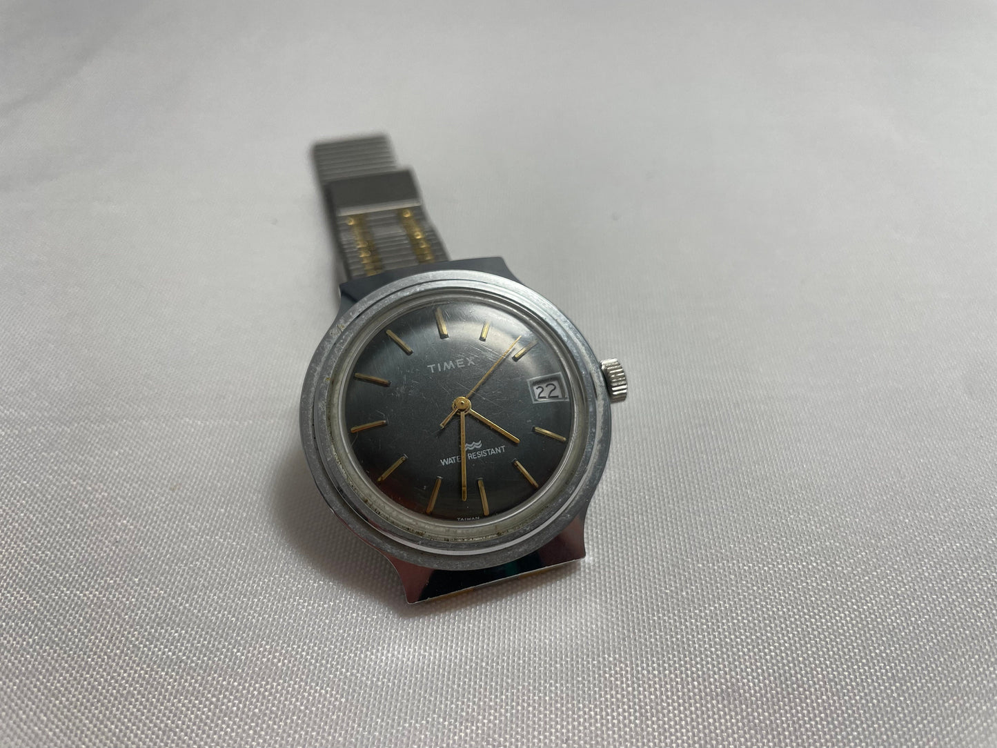 Vintage 1970's Timex Royal Oak Style Mechanical Watch