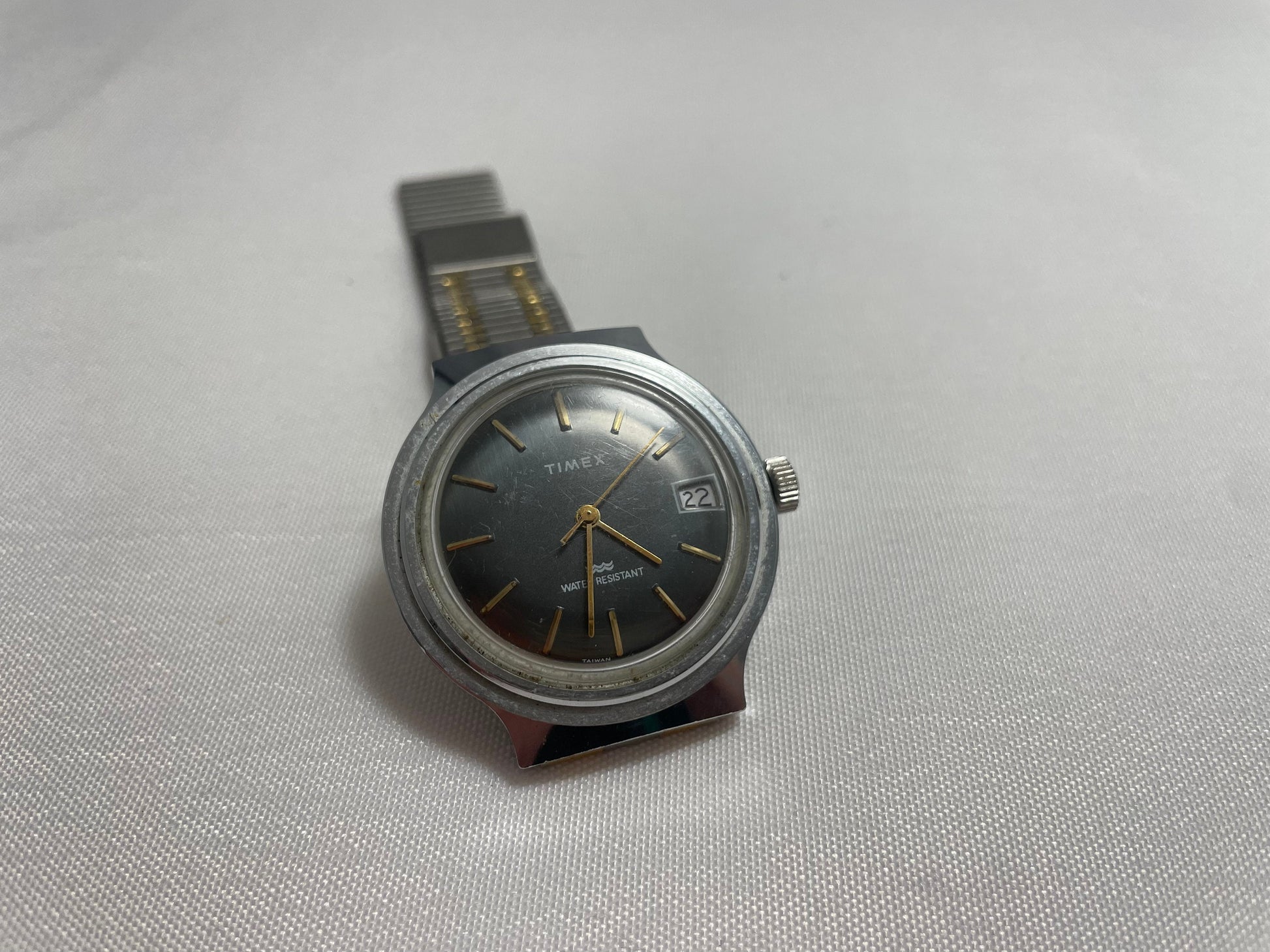 Vintage 1970's Timex Royal Oak Style Mechanical Watch