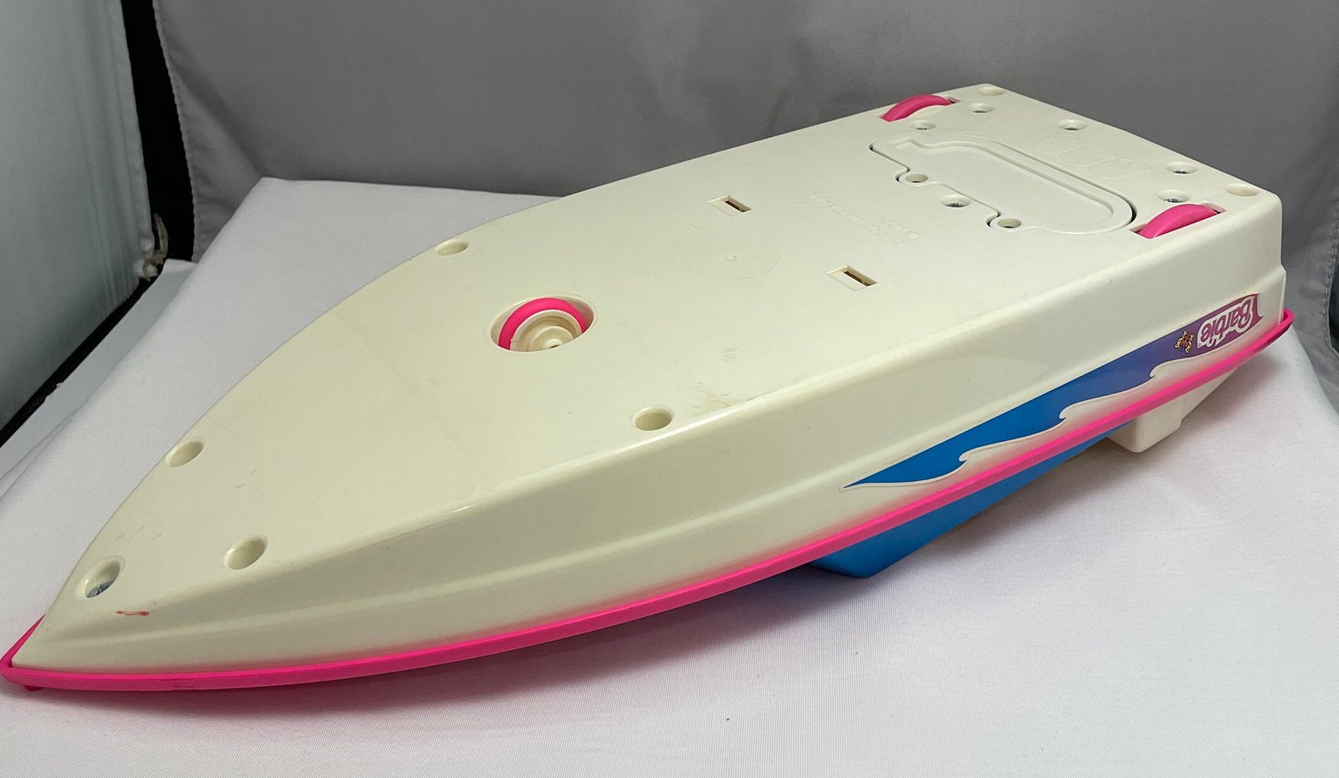 Vintage 1998 Barbie Wheeled Speedboat, Retro Toy Boat, Collectible Barbie Vehicle, Barbie Doll Accessory, Girls Toy, Barbie Collection