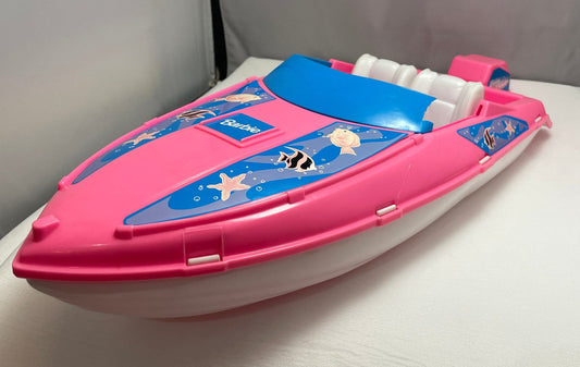 Vintage 1990 Barbie Wet N Wild Speedboat | Retro Kids Toys | Vintage Barbie Dolls | Collectible Vintage Toys