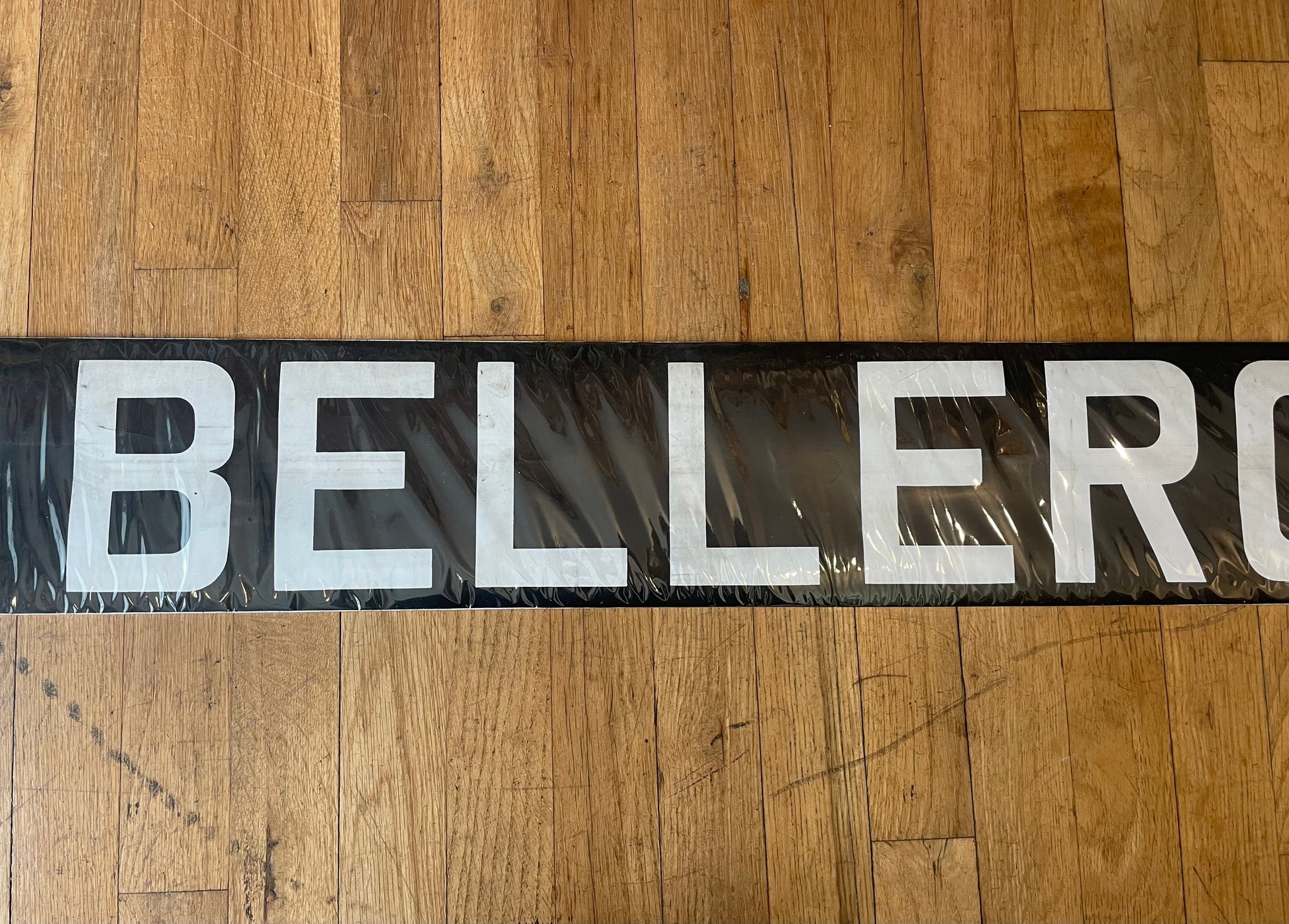 Vintage NYC Destination Sign - 'To Bellerose'