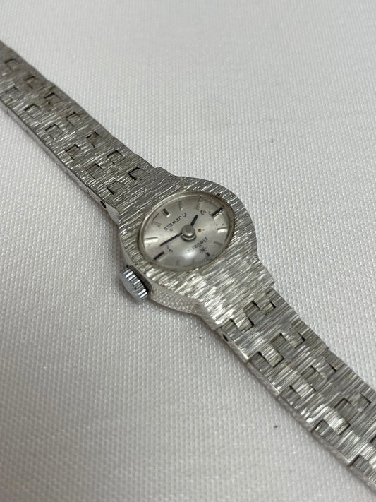 Vintage Stellaris 17 Jewels Women's Watch | Mechanical Wind Up Wristwatch | Vintage Jewelry | Flat Link Watch