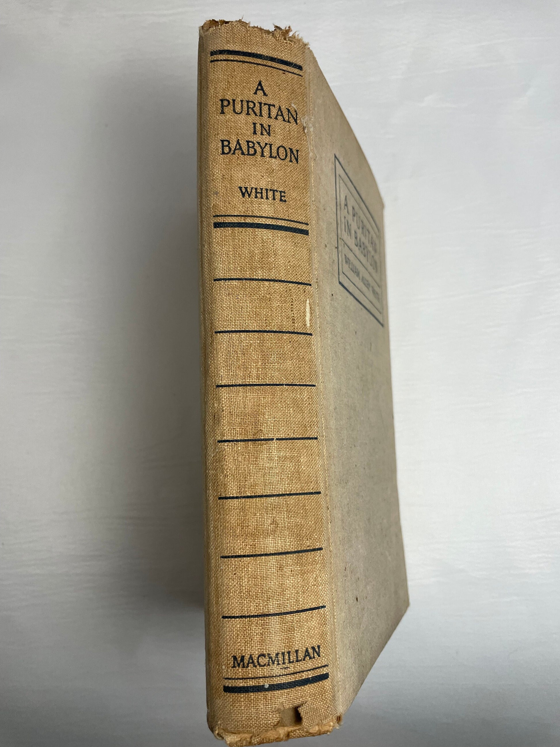 A Puritan in Babylon; The Story of Calvin Coolidge by William Allen White | Biography | Political/Economic Book | Collectible 1938 Edition