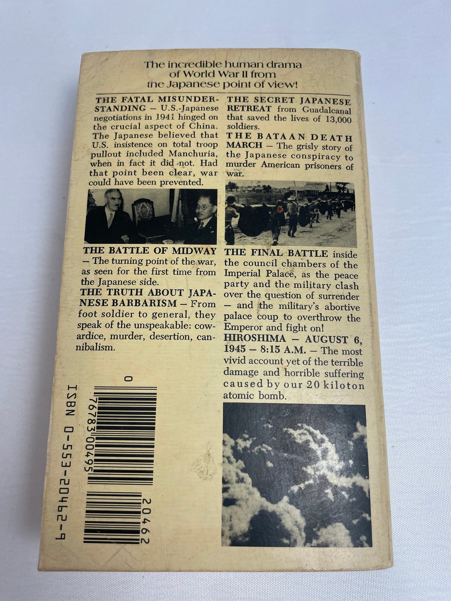 The Rising Sun The Decline and Fall of the Japanese Empire by John Toland, Non-Fiction History Book, Collectible Vintage Books, Rare Book