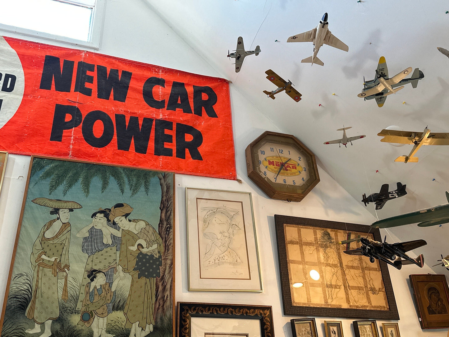 Vintage Mopar Plug-in Wall Clock, 1950's Collector's Item, Classic Car Decor, Unique Gift Idea