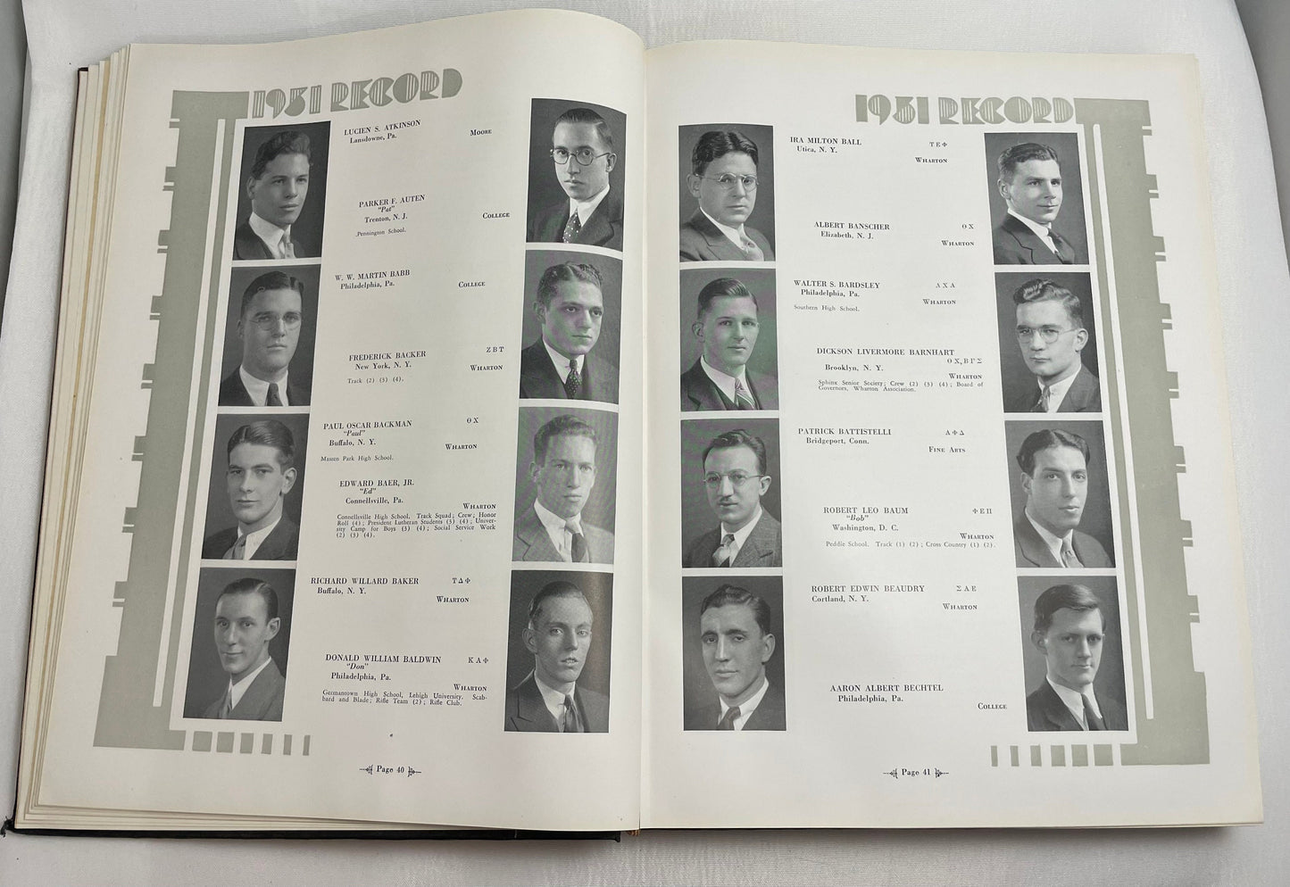 University of Pennsylvania 1931 Yearbook, Class of 1931, 1930's Yearbook, Antique College Yearbook, Penn State University