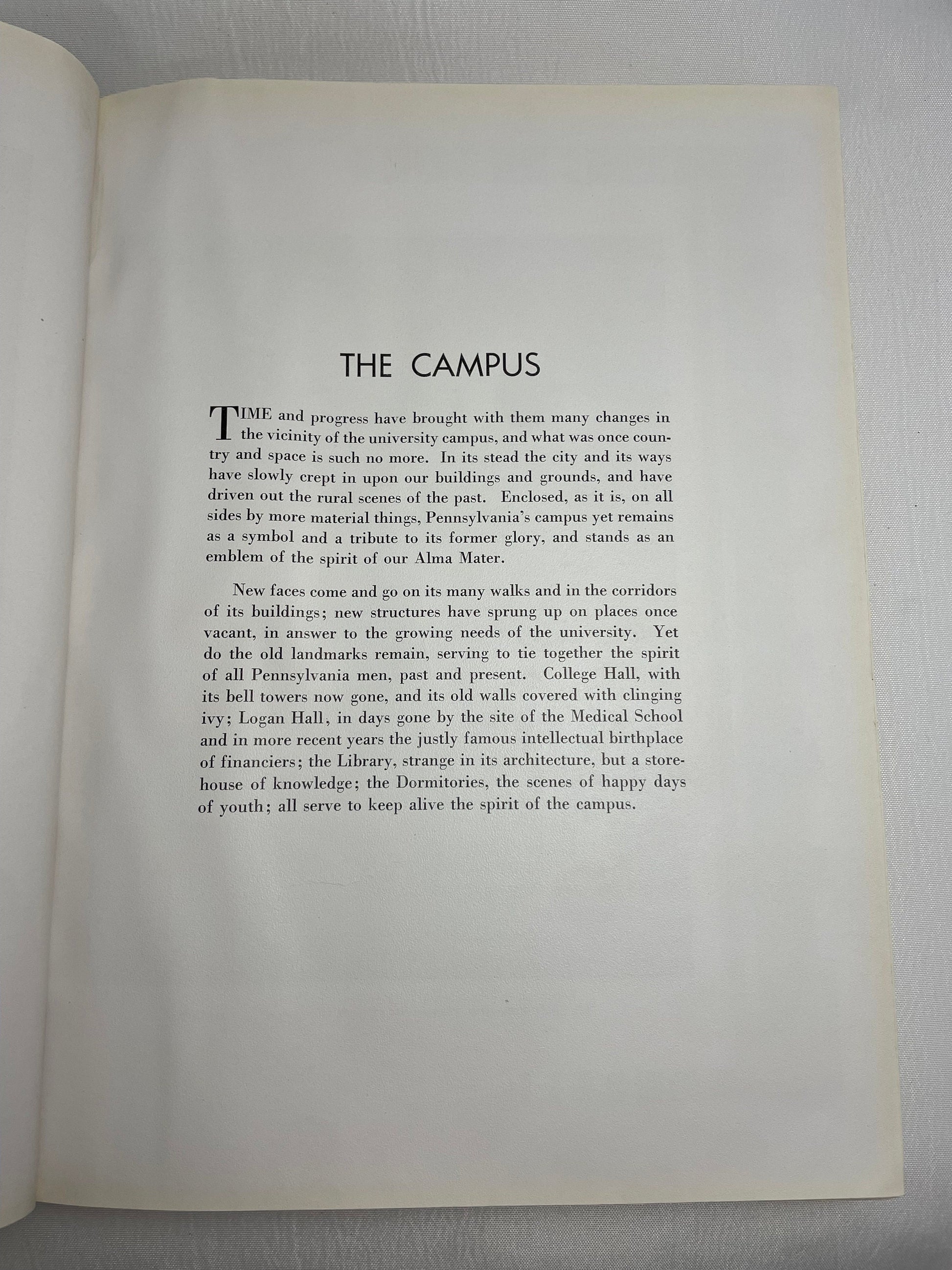 University of Pennsylvania 1931 Yearbook, Class of 1931, 1930's Yearbook, Antique College Yearbook, Penn State University