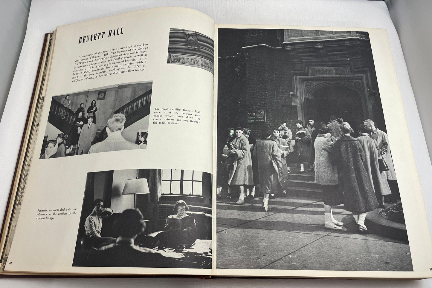 University of Pennsylvania 1956 Yearbook, Class of 1956, 1950's Yearbook, Vintage College Yearbook, Penn State University