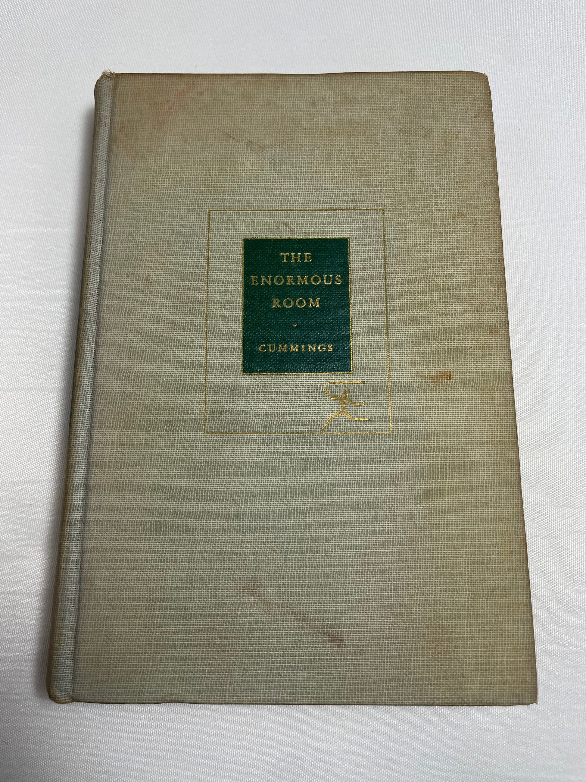 The Enormous Room by E.E. Cummings, Vintage Autobiography, 1950's Edition, WWI Novel, Collectible Book