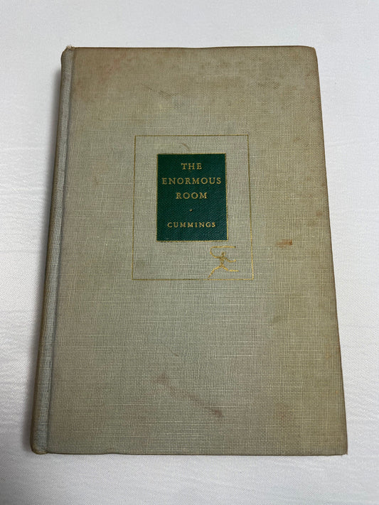 The Enormous Room by E.E. Cummings, Vintage Autobiography, 1950's Edition, WWI Novel, Collectible Book