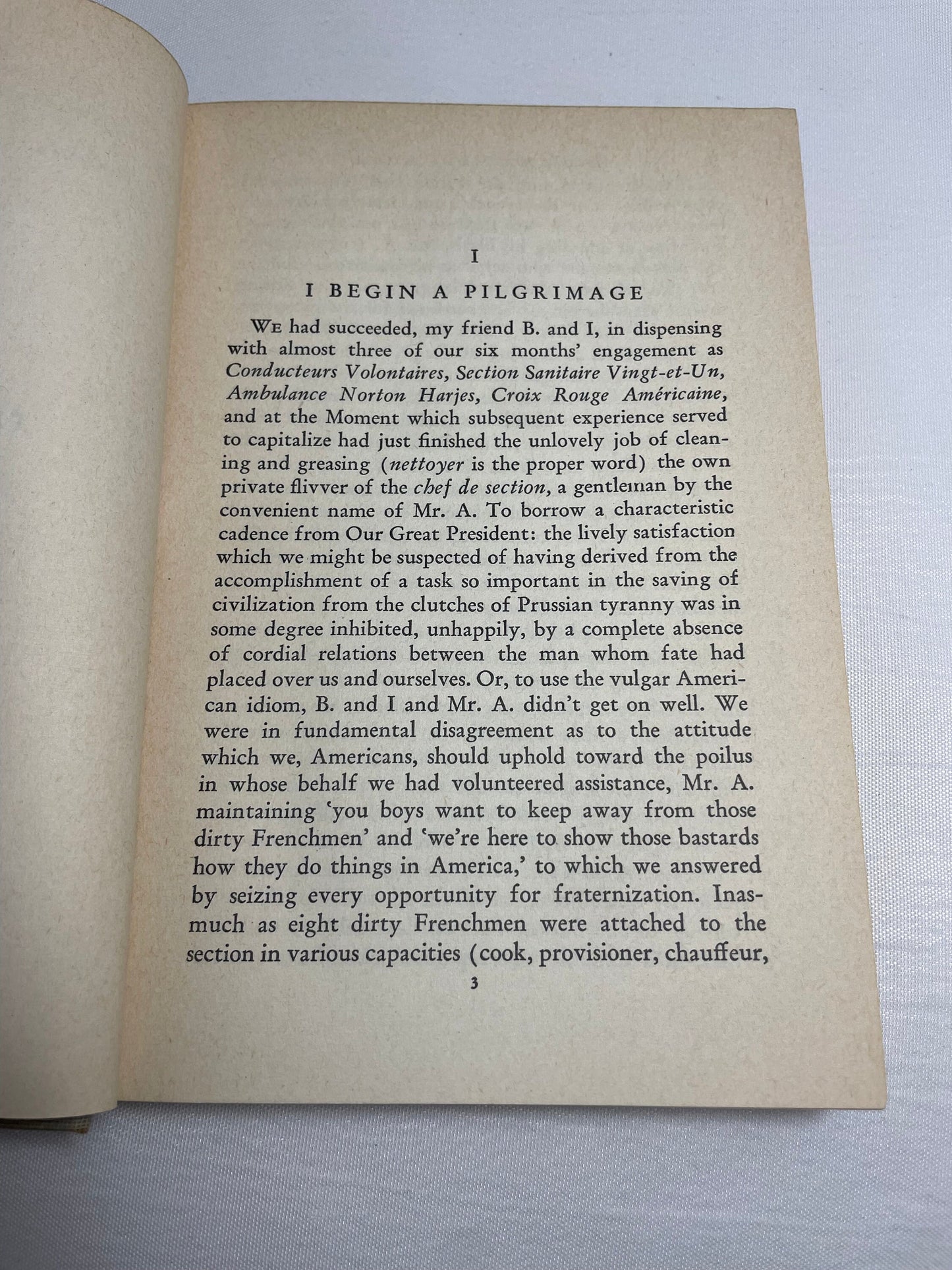 The Enormous Room by E.E. Cummings, Vintage Autobiography, 1950's Edition, WWI Novel, Collectible Book