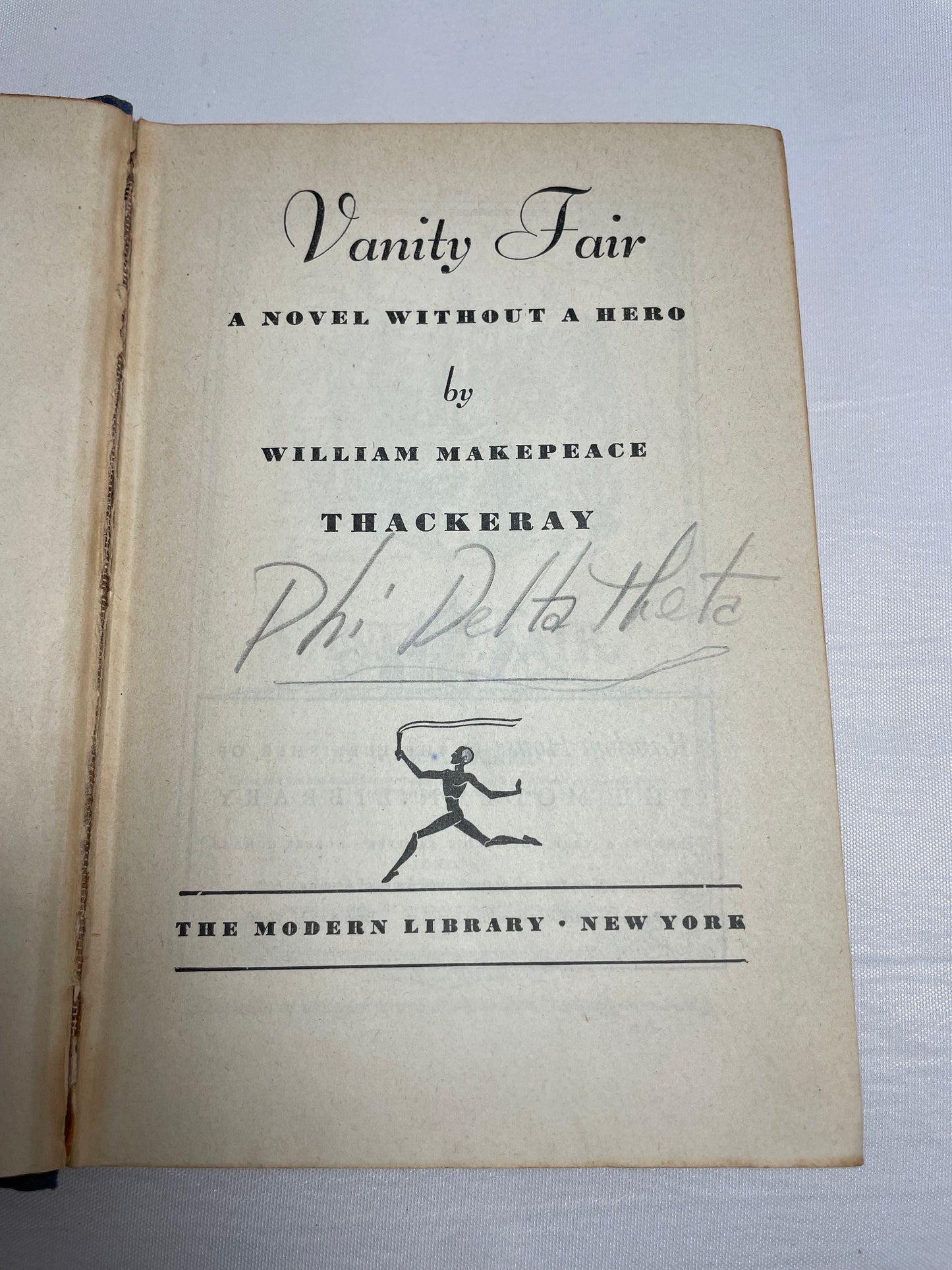 Vanity Fair by W.M. Thackeray, Vintage Novel, Napoleonic War Storytelling, Collectible Fiction Book