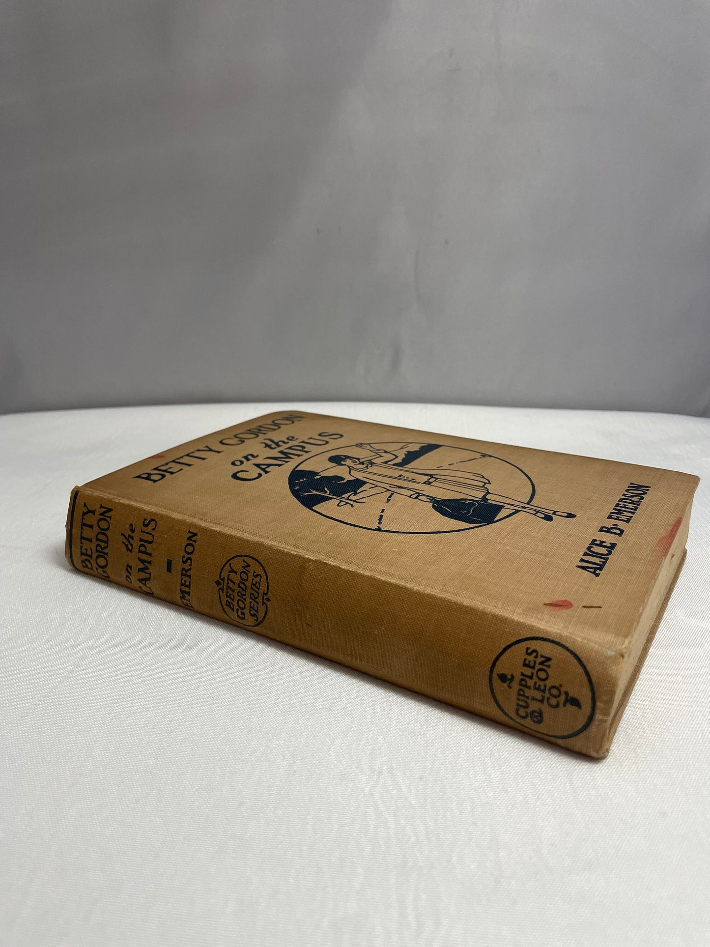 Betty Gordon on the Campus or The Secret of the Trunk Room By Alice B. Emerson, Illustrated Book, 1920's Books, Collectible Series