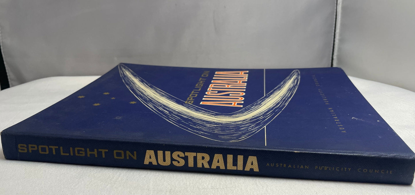 Spotlight on Australia, Australian Publicity Council, 1960's Book, Vintage Collectible, Hardcover, Guide to Australia