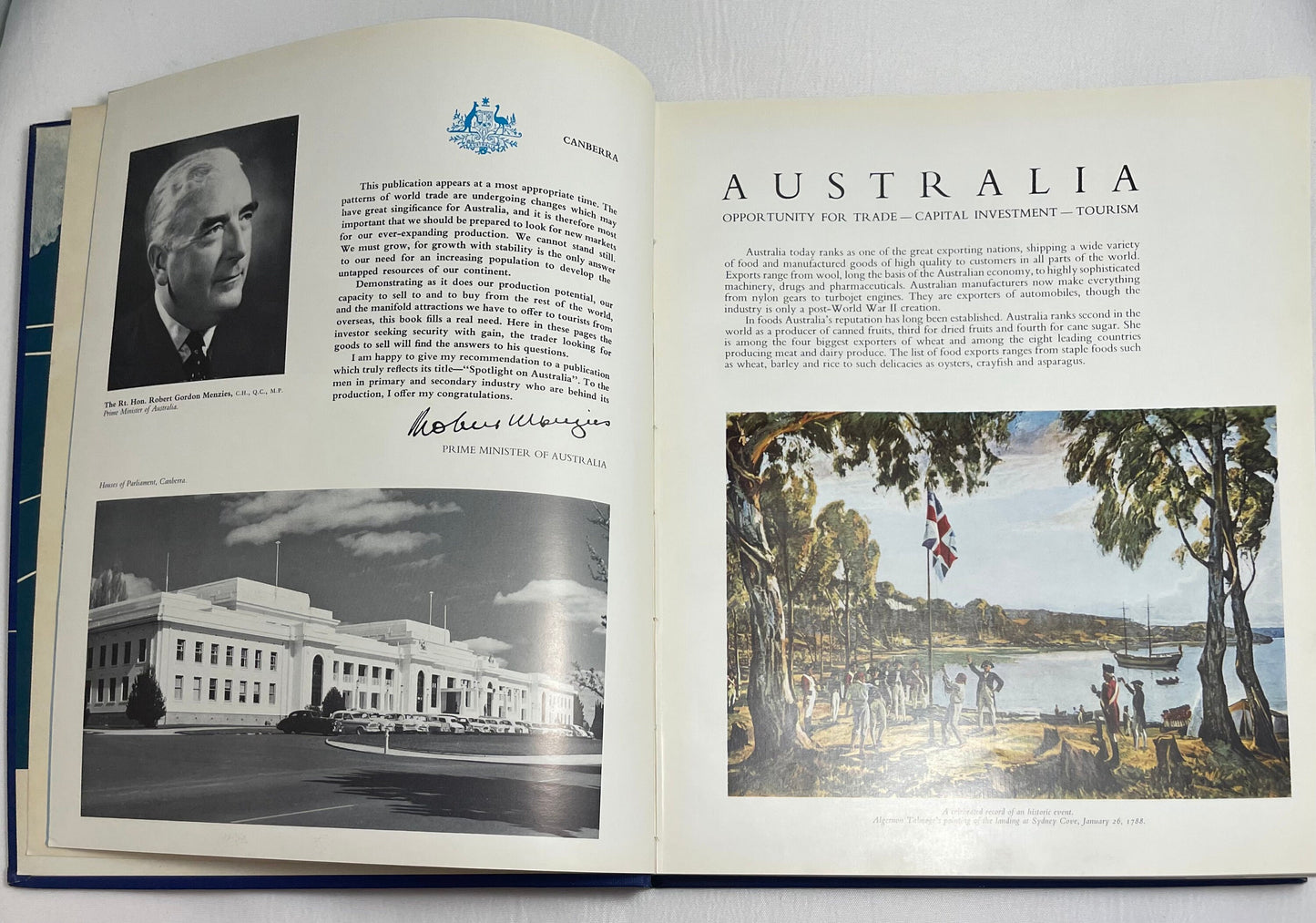 Spotlight on Australia, Australian Publicity Council, 1960's Book, Vintage Collectible, Hardcover, Guide to Australia