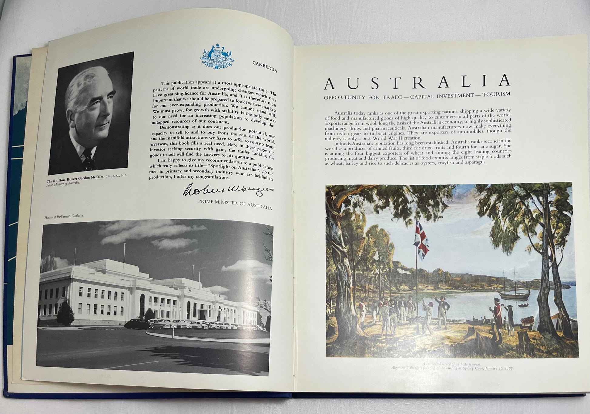 Spotlight on Australia, Australian Publicity Council, 1960's Book, Vintage Collectible, Hardcover, Guide to Australia