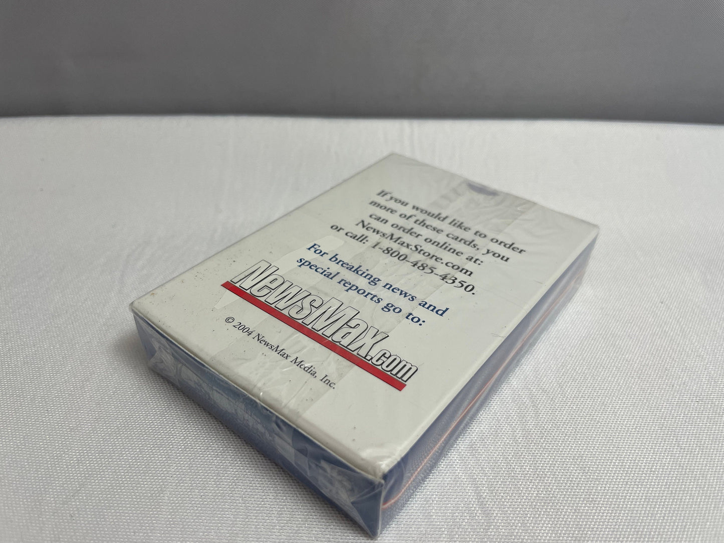 Vintage 2004 NewsMax Ronald Reagan Playing Cards Deck, In original seal, Collectible playing cards