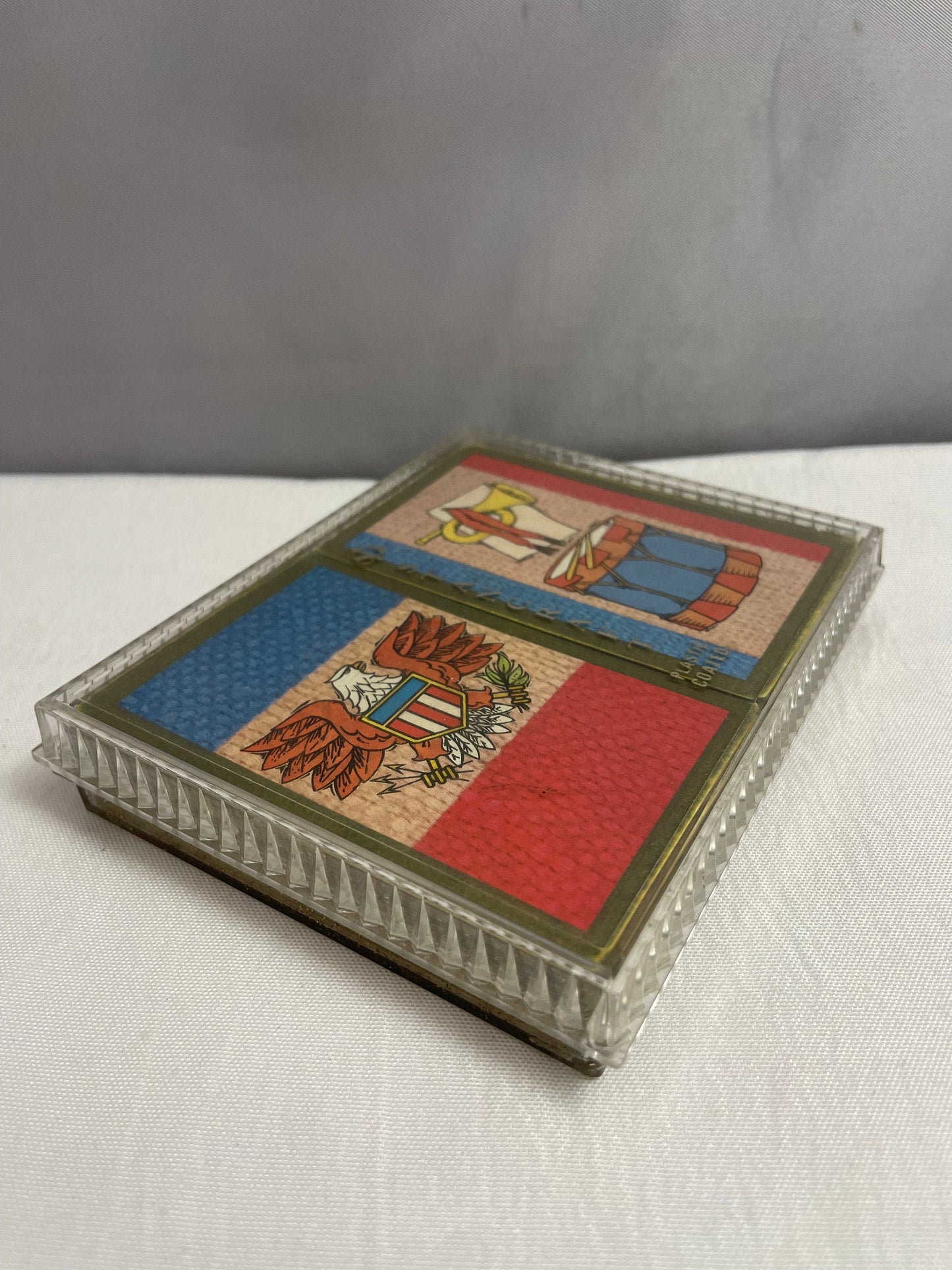 Stancraft Plastic Coated Playing Cards, Made in USA, In Original Packaging, Card Playing Deck, Vintage Playing Cards, Collectible