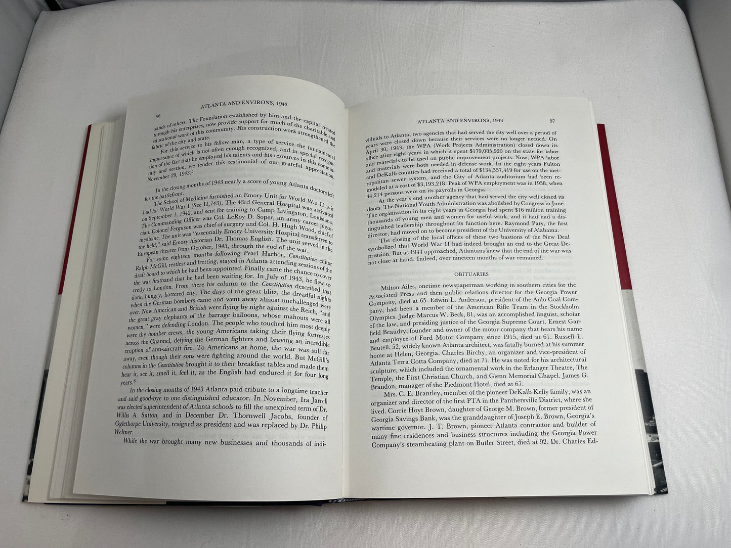 Atlanta and Environs: A Chronicle of Its People and Events, Volume III 1940s to 1970s, Vintage History Book, Non Fiction