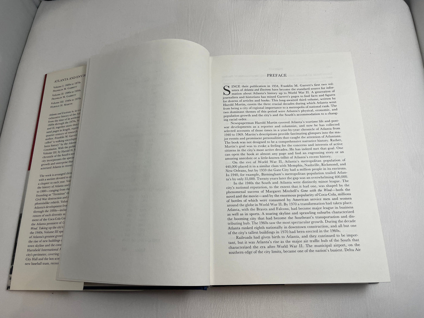 Atlanta and Environs: A Chronicle of Its People and Events, Volume III 1940s to 1970s, Vintage History Book, Non Fiction