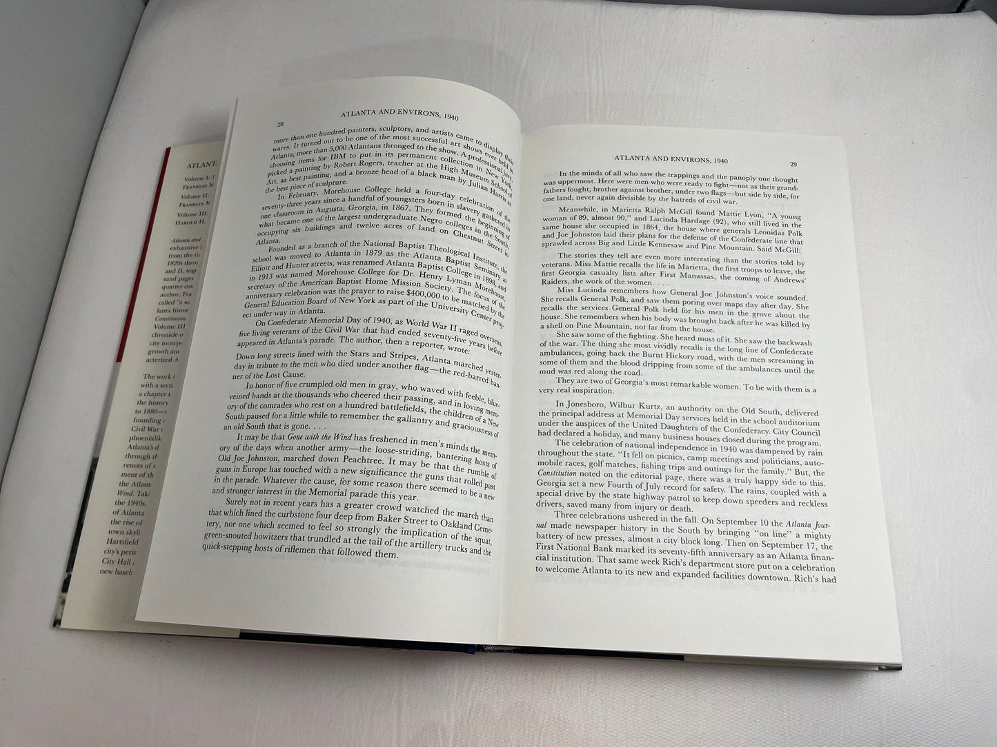 Atlanta and Environs: A Chronicle of Its People and Events, Volume III 1940s to 1970s, Vintage History Book, Non Fiction