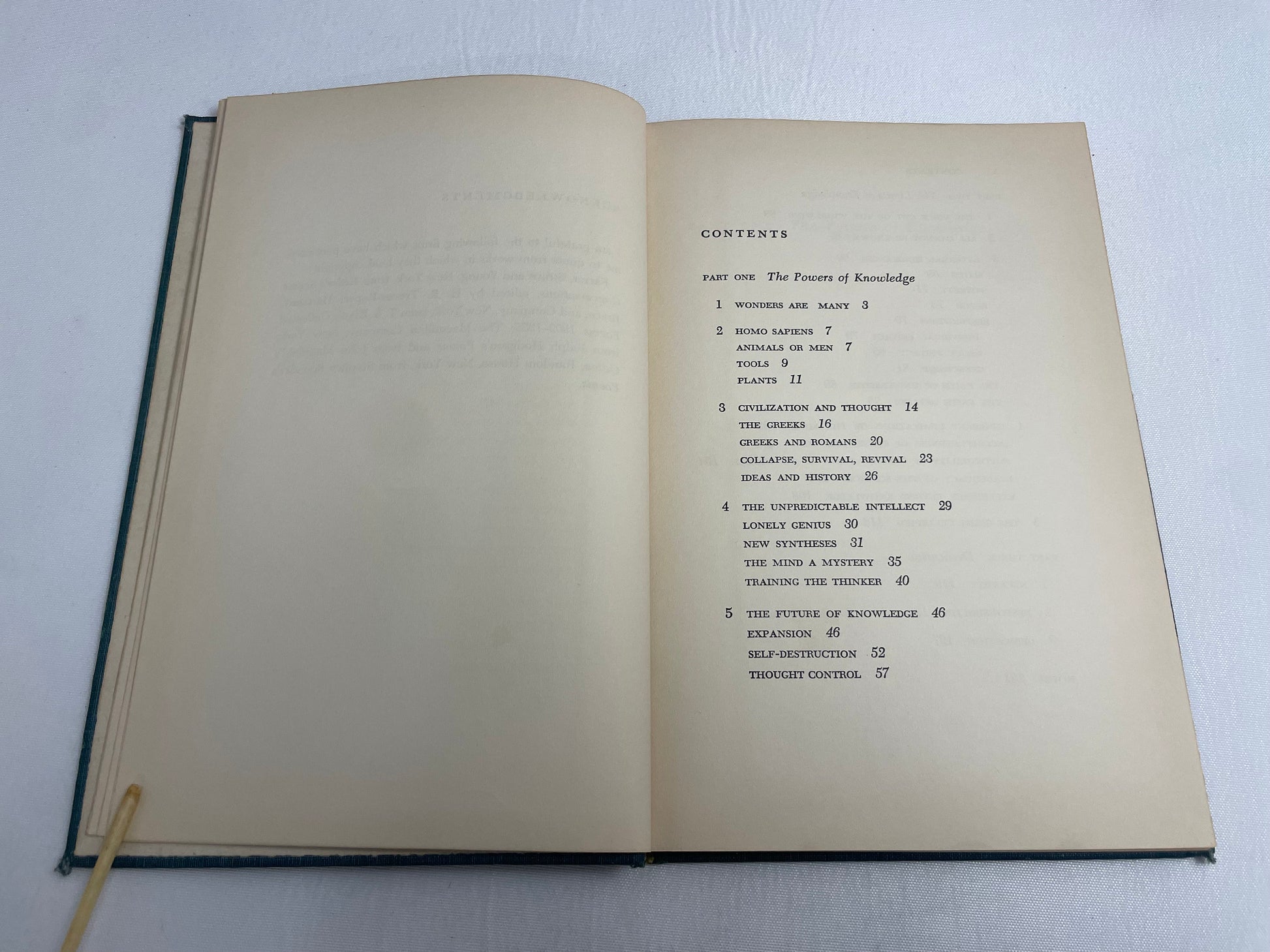 Signed Copy of Man's Unconquerable Mind by Gilbert Highet, Vintage 1950's