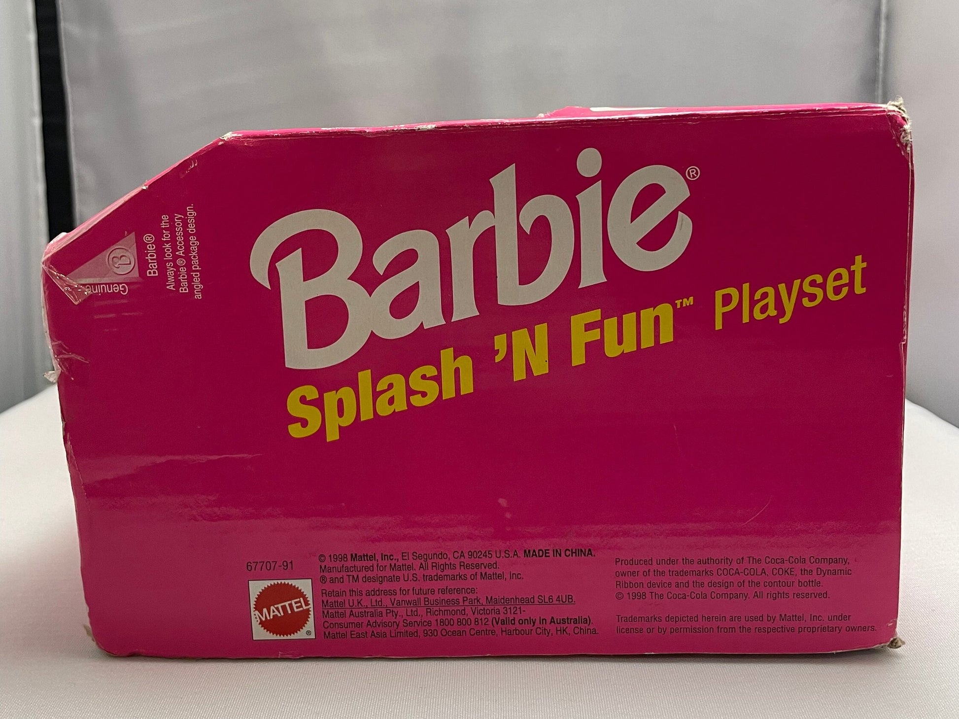 Vintage 1980's Barbie Splash 'N Fun Playset, Retro Barbie Toy, Pool Playset, Collectible Doll Accessory, Barbie Collector