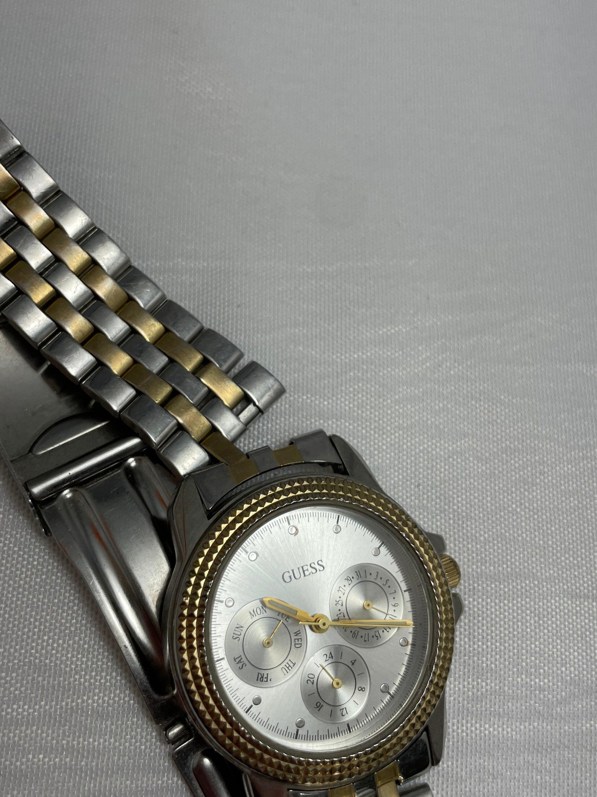 Vintage 1993 Guess Watch | Water Resistant | Stainless Steel | Japan MOVT | Accessories | Unisex Wrist Watch | Rare Collectible Watch