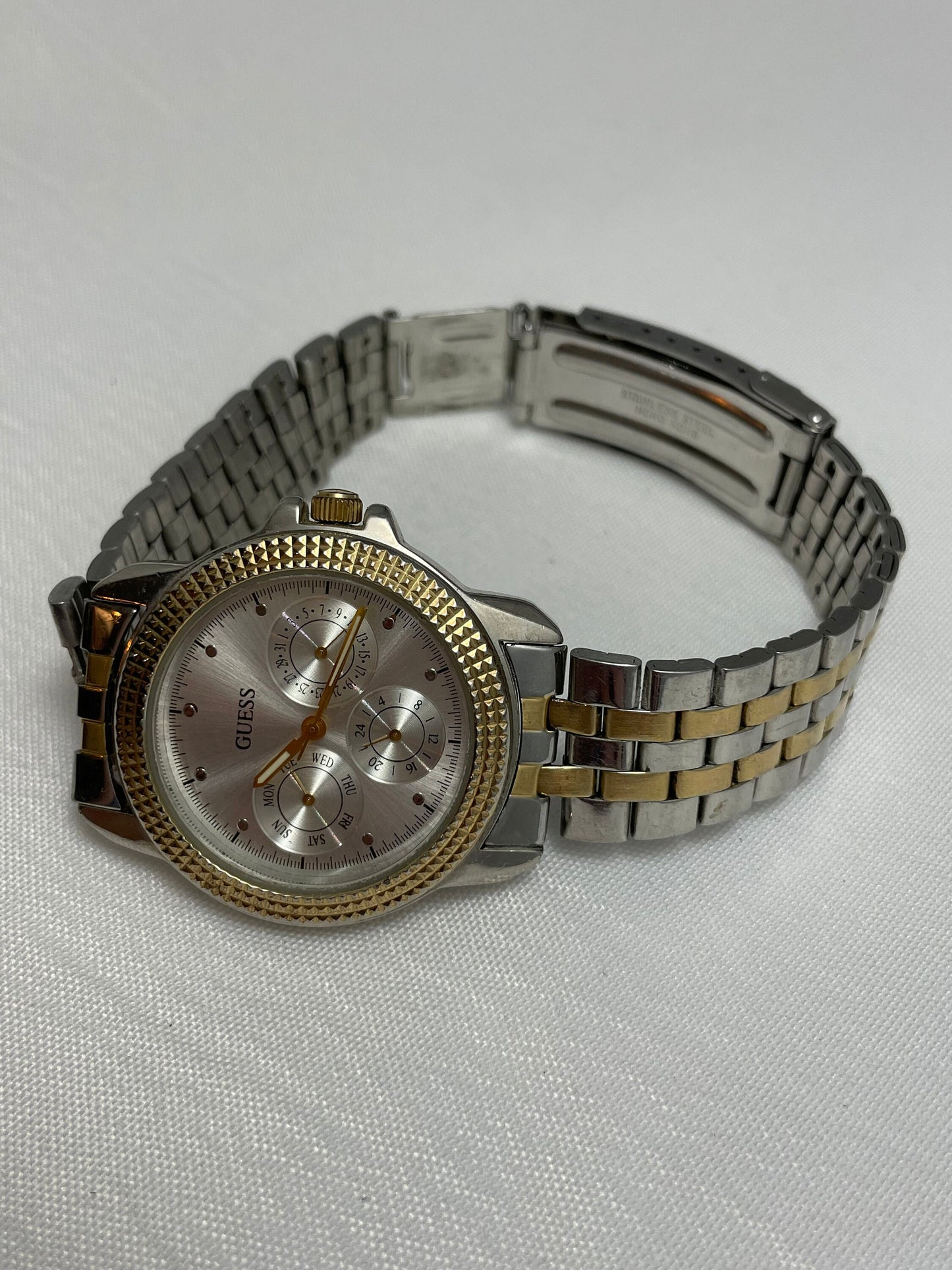 Vintage 1993 Guess Watch | Water Resistant | Stainless Steel | Japan MOVT | Accessories | Unisex Wrist Watch | Rare Collectible Watch