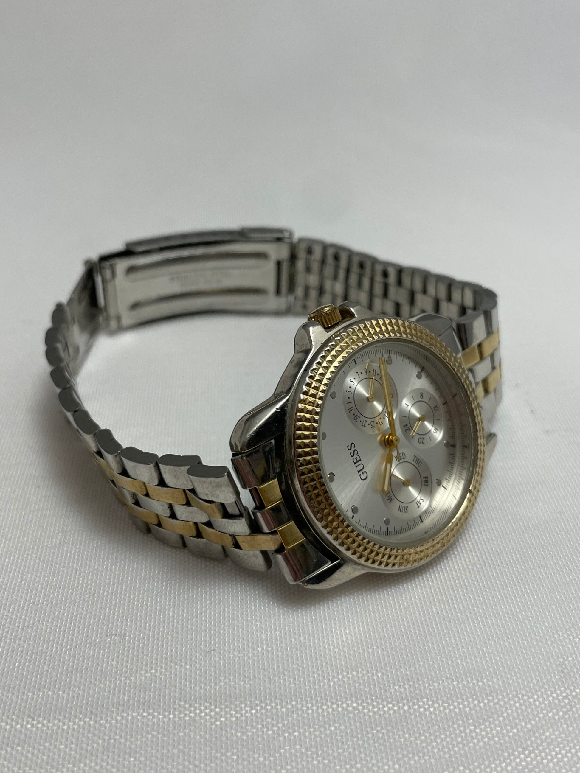 Vintage 1993 Guess Watch | Water Resistant | Stainless Steel | Japan MOVT | Accessories | Unisex Wrist Watch | Rare Collectible Watch