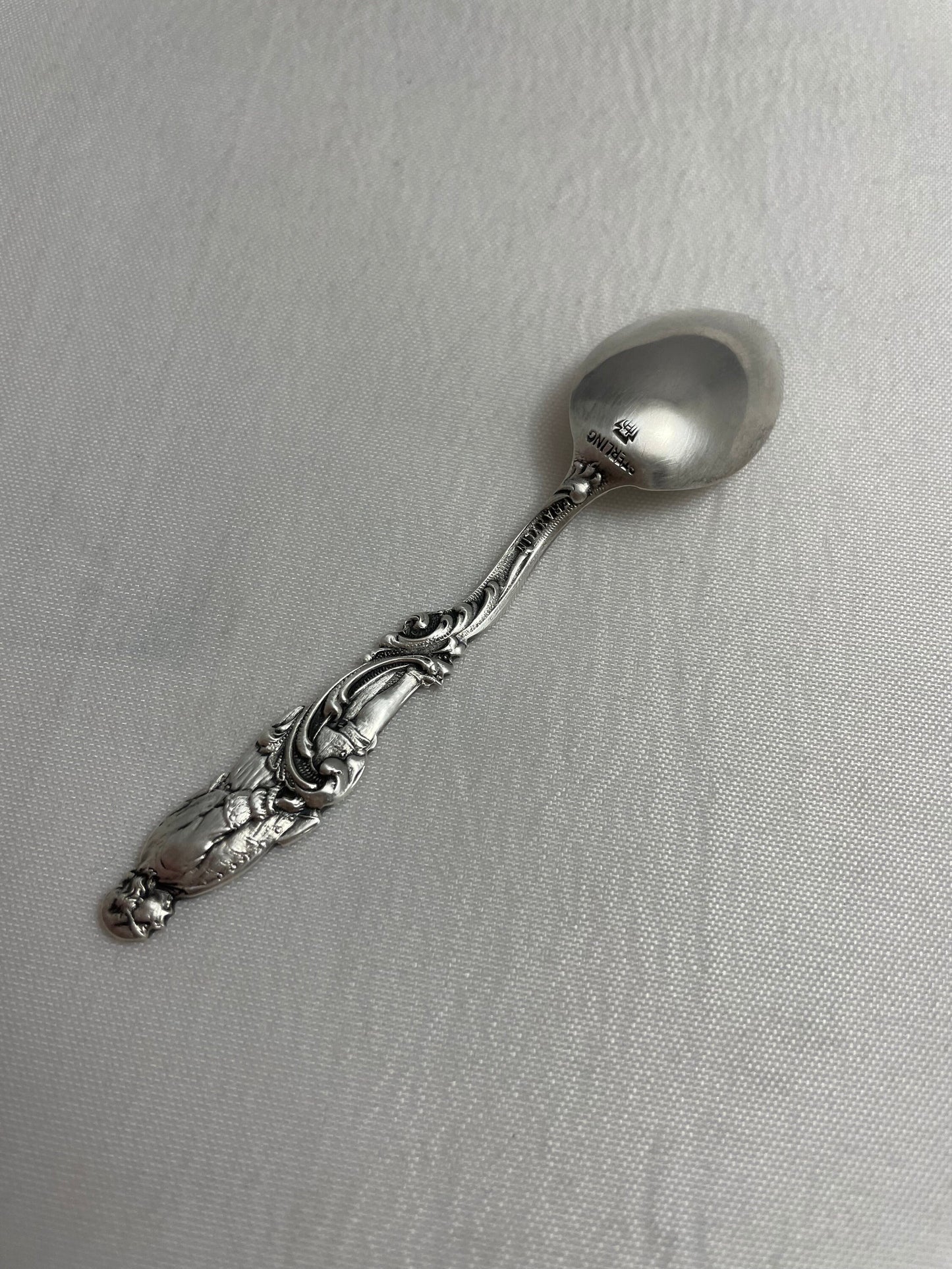 Sterling Souvenir Spoon Full Figure Benjamin Franklin 1706-1790 American Patriot