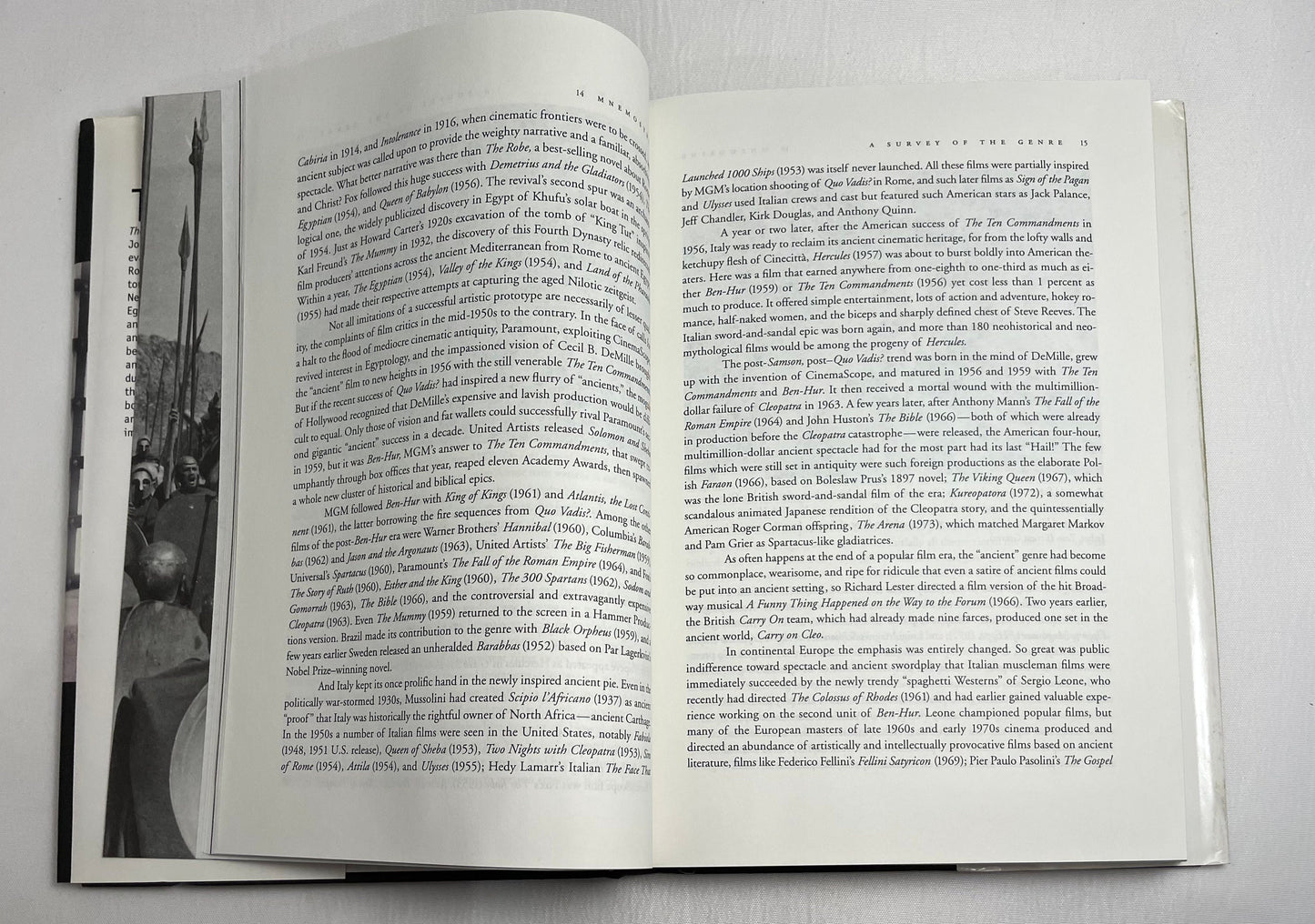 The Ancient World in the Cinema, Revised and Expanded Edition, by Jon Solomon, Film Sets, Photography, Mythology, Ancient Tragedies, Movies