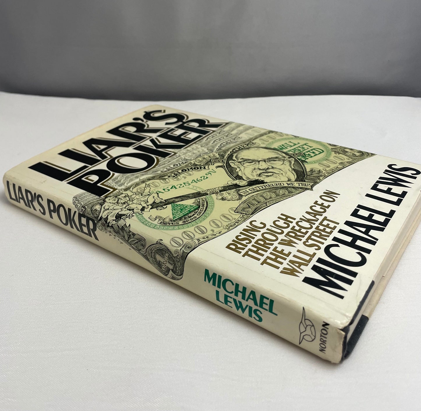 Liar's Poker Rising Through the Wreckage on Wall Street by Michael Lewis | Vintage Book | Hardcover