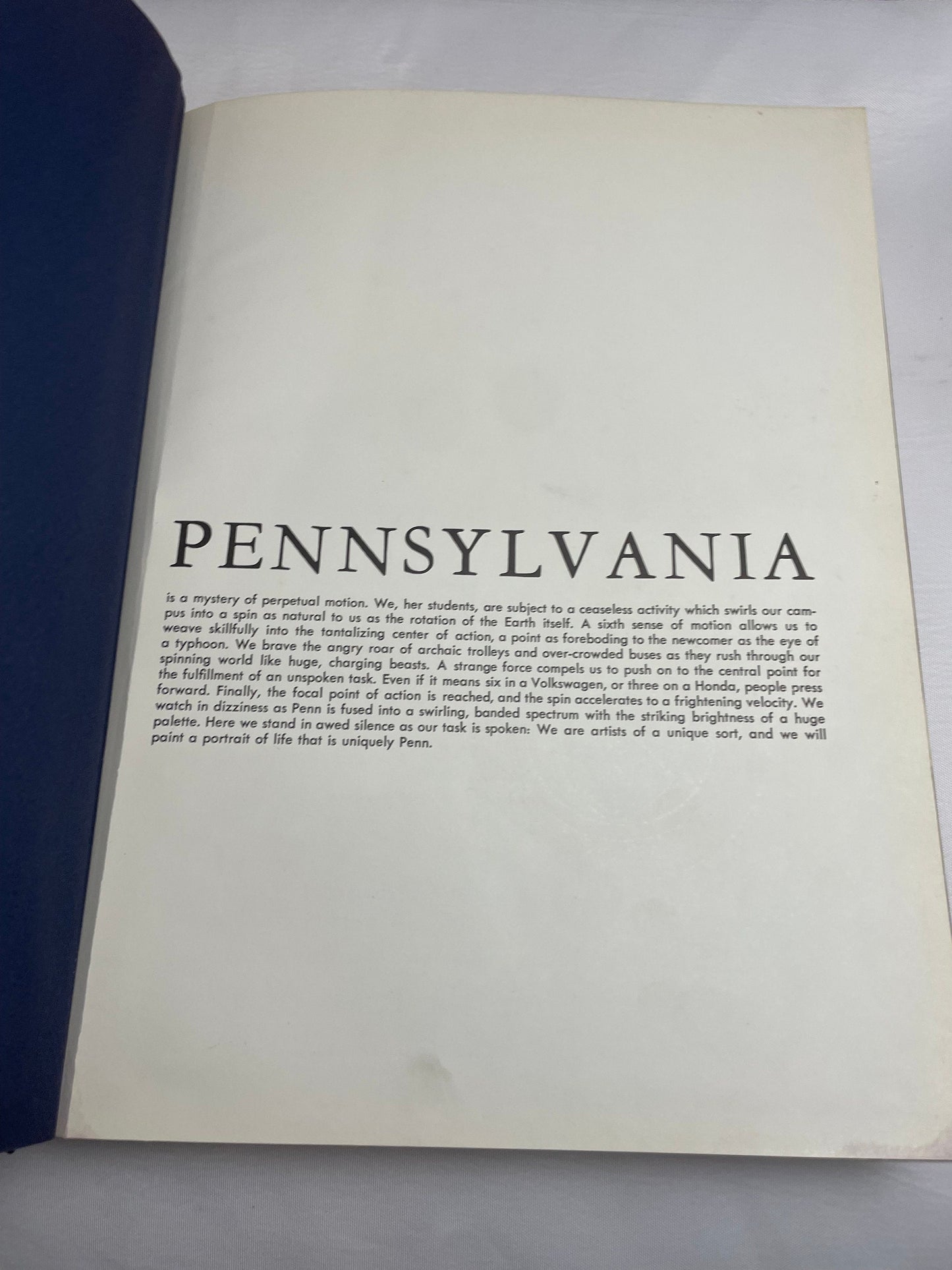 University of Pennsylvania 1967 Yearbook, Class of 1967, 1960's Yearbook, Vintage College Yearbook, Penn State