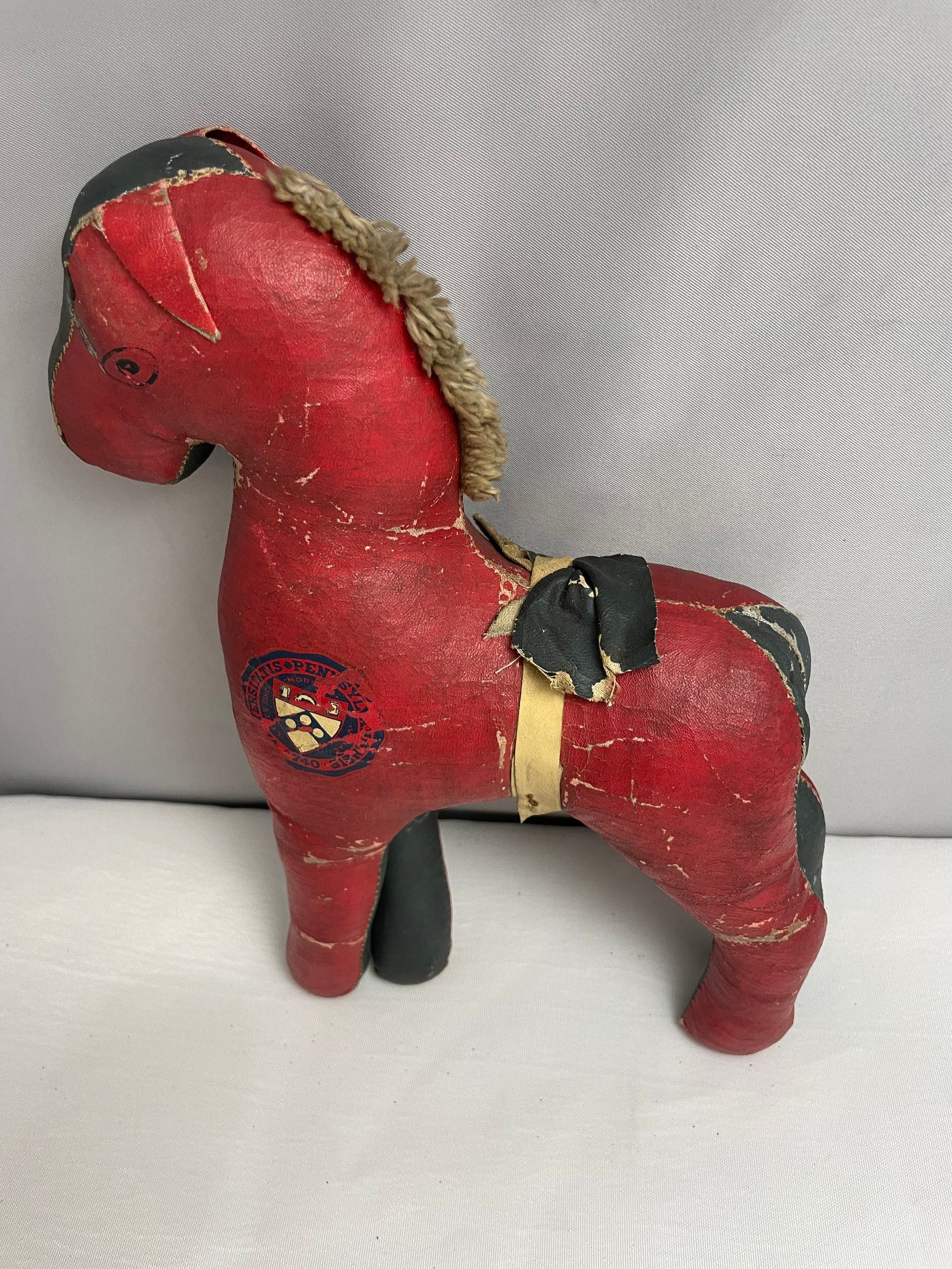 Antique 1970's Penn State Souvenir Horse, Pennsylvania State University, Rare Collectible College Memorabilia, Vintage Penn State Merch