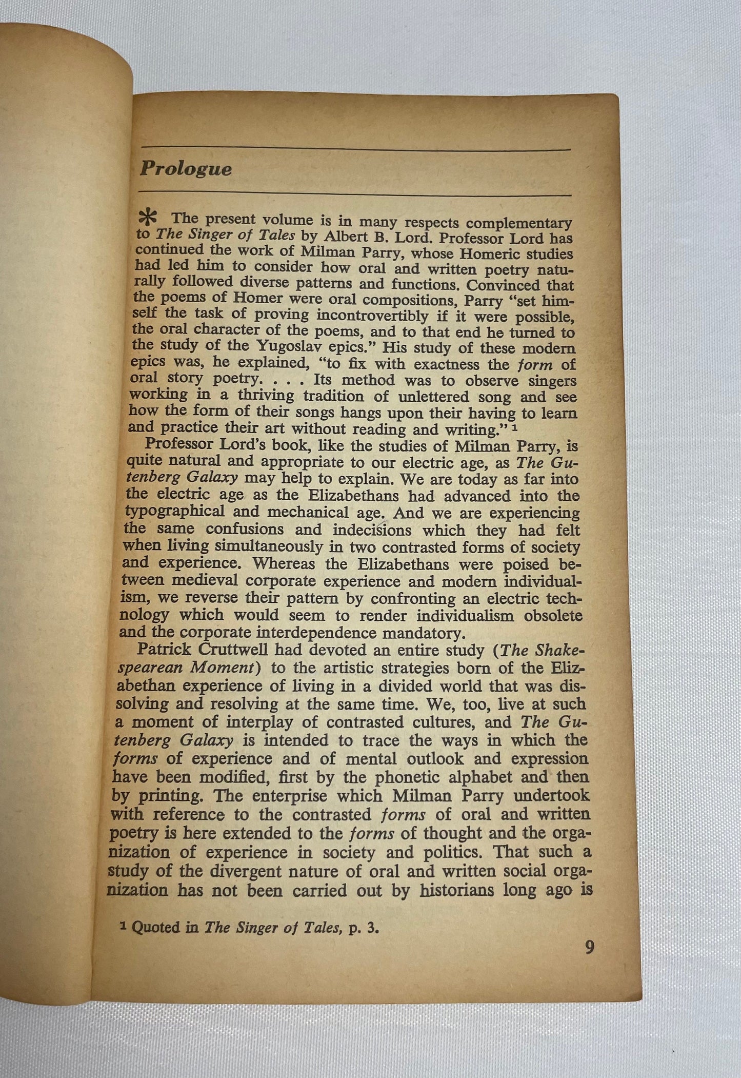 Marshall McLuhan The Gutenberg Galaxy, Vintage 1960's Novel, Social Science Book, The Making of a Typographic Man, Bibliographic